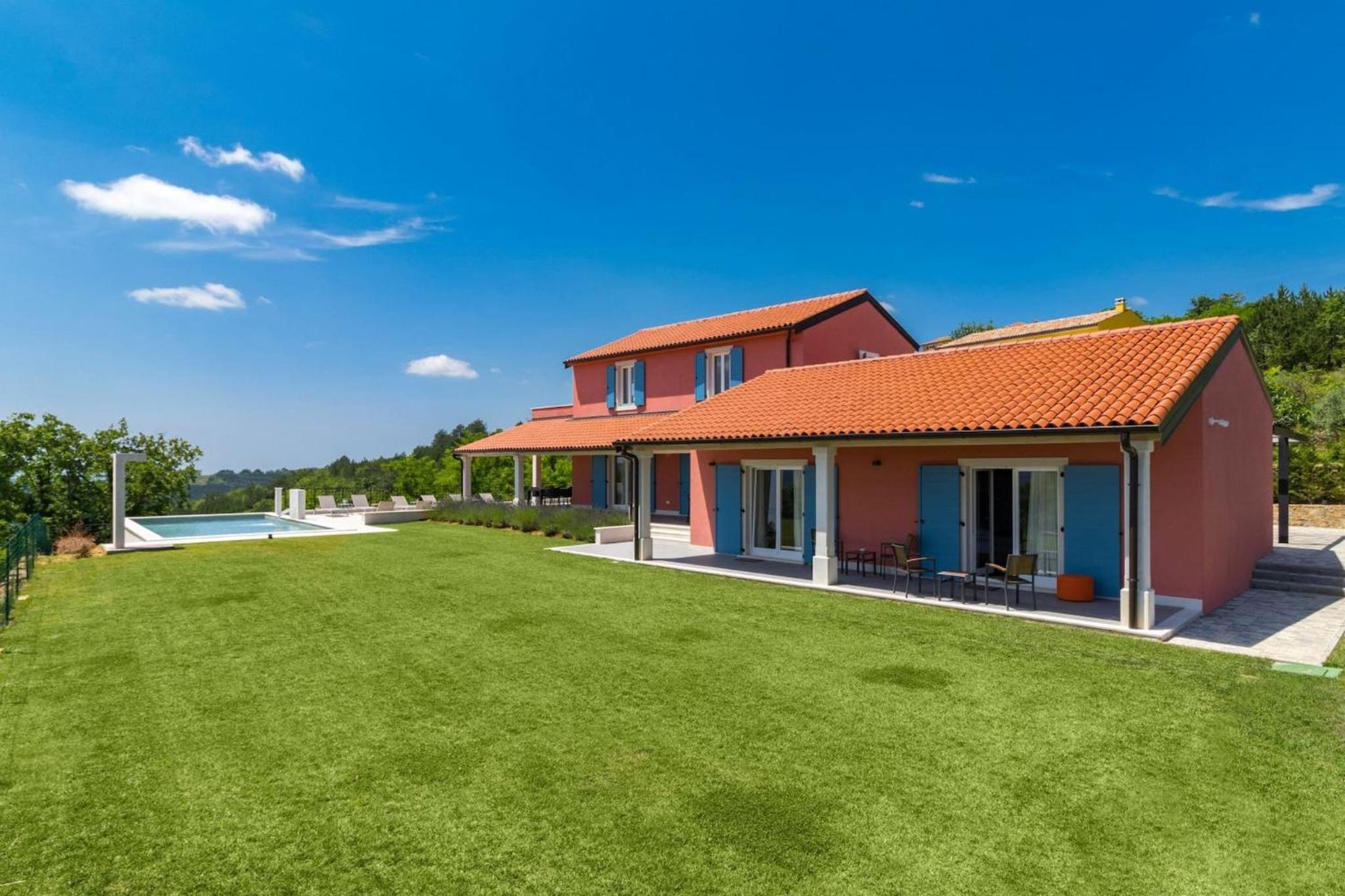 Luxury Villa Rainis Hill Top with pool in Groznjan