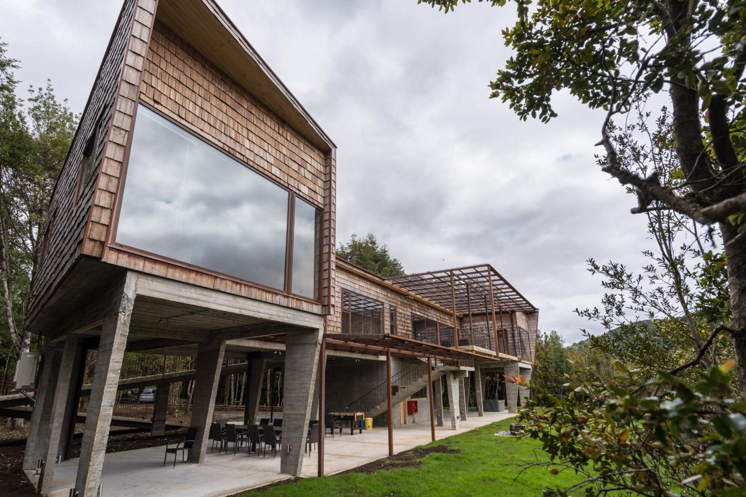 Casas Martín Pescador, Lago Huillinco, Chiloe