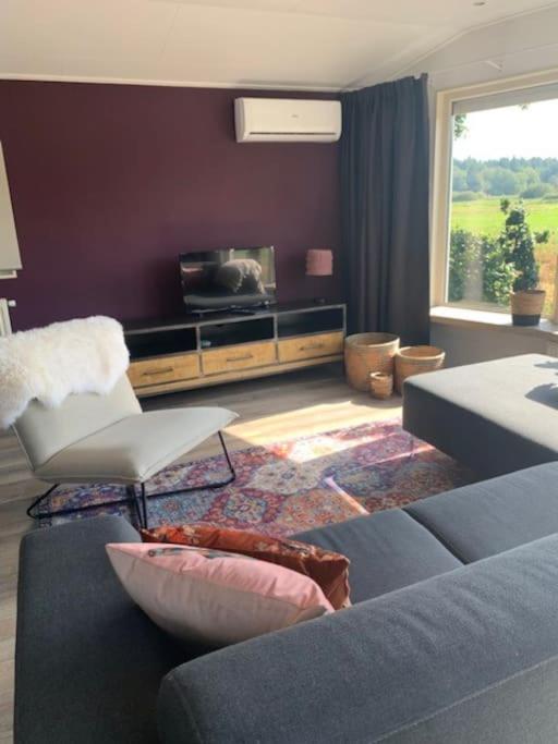 Luxe chalet met uniek vrij uitzicht op rustig park in Papenvoort DRENTHE view 5