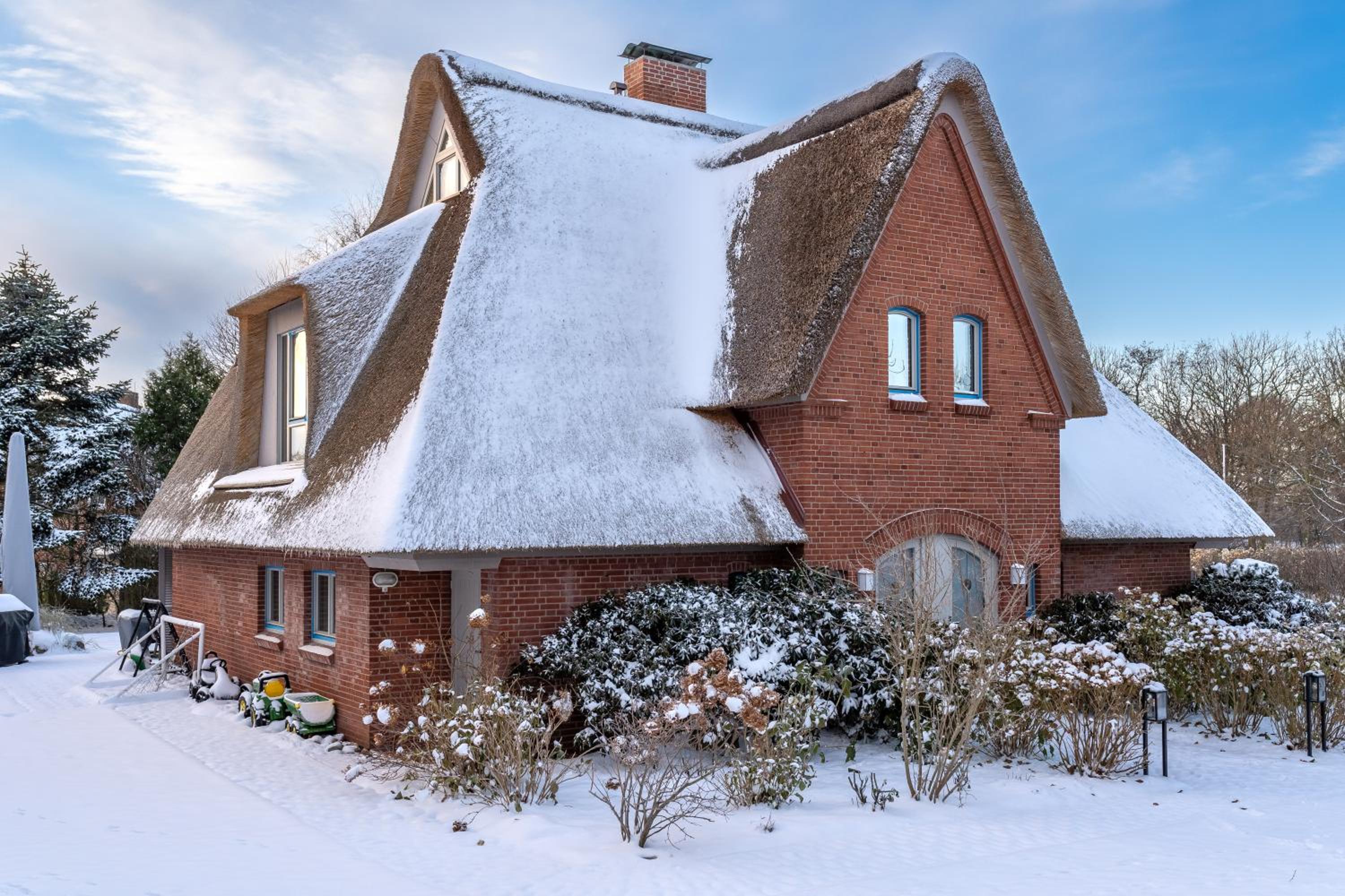 Reetdach-Landhaus Mini Haubarg