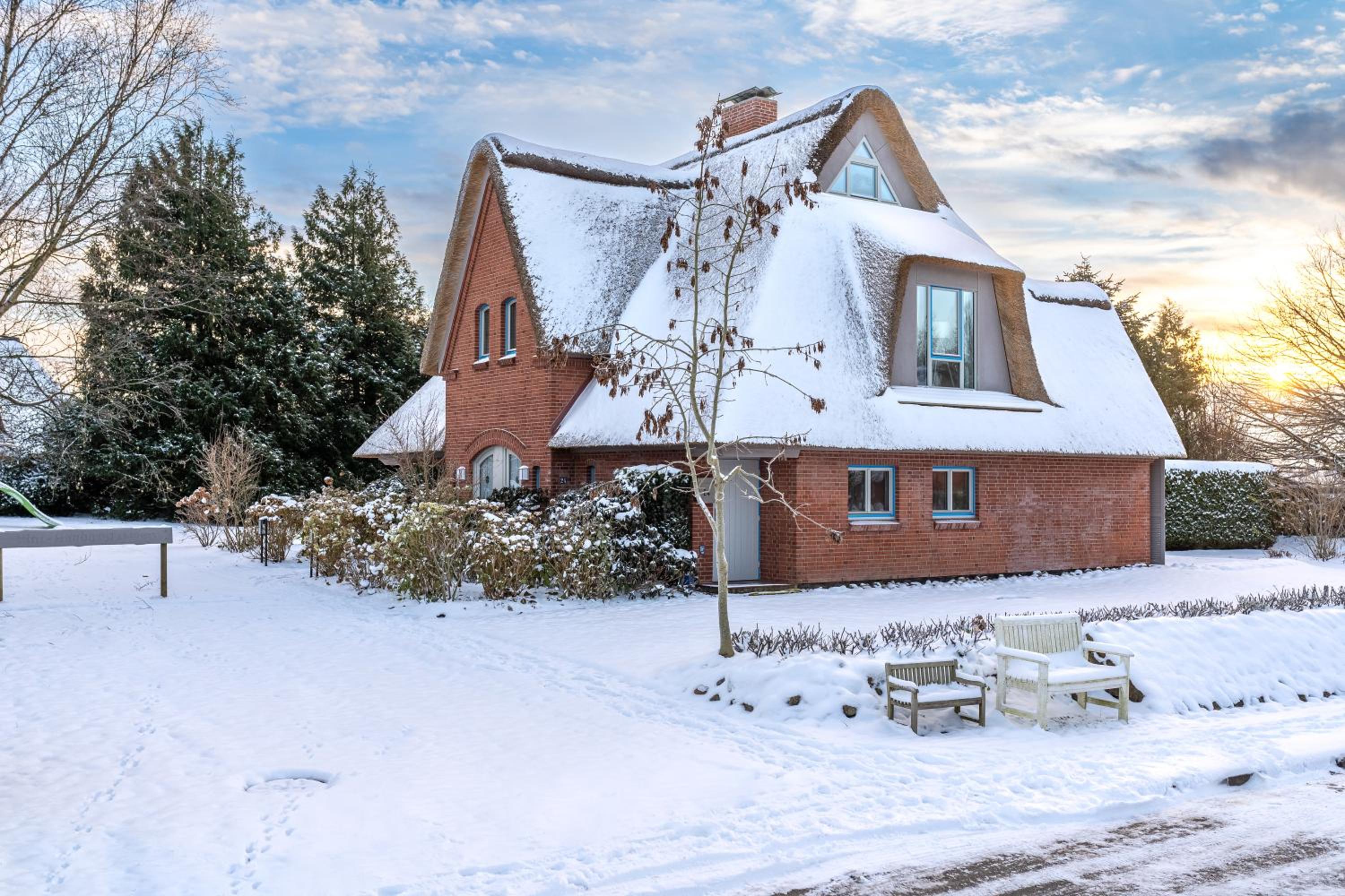 Reetdach-Landhaus Mini Haubarg