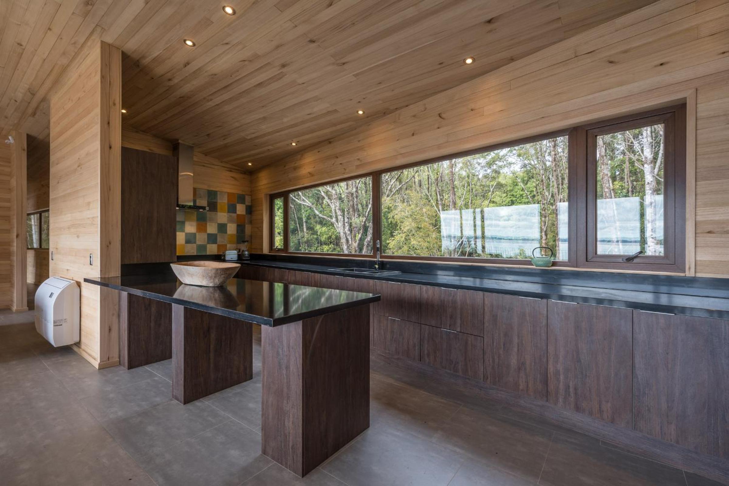 Casas Martín Pescador, Lago Huillinco, Chiloe