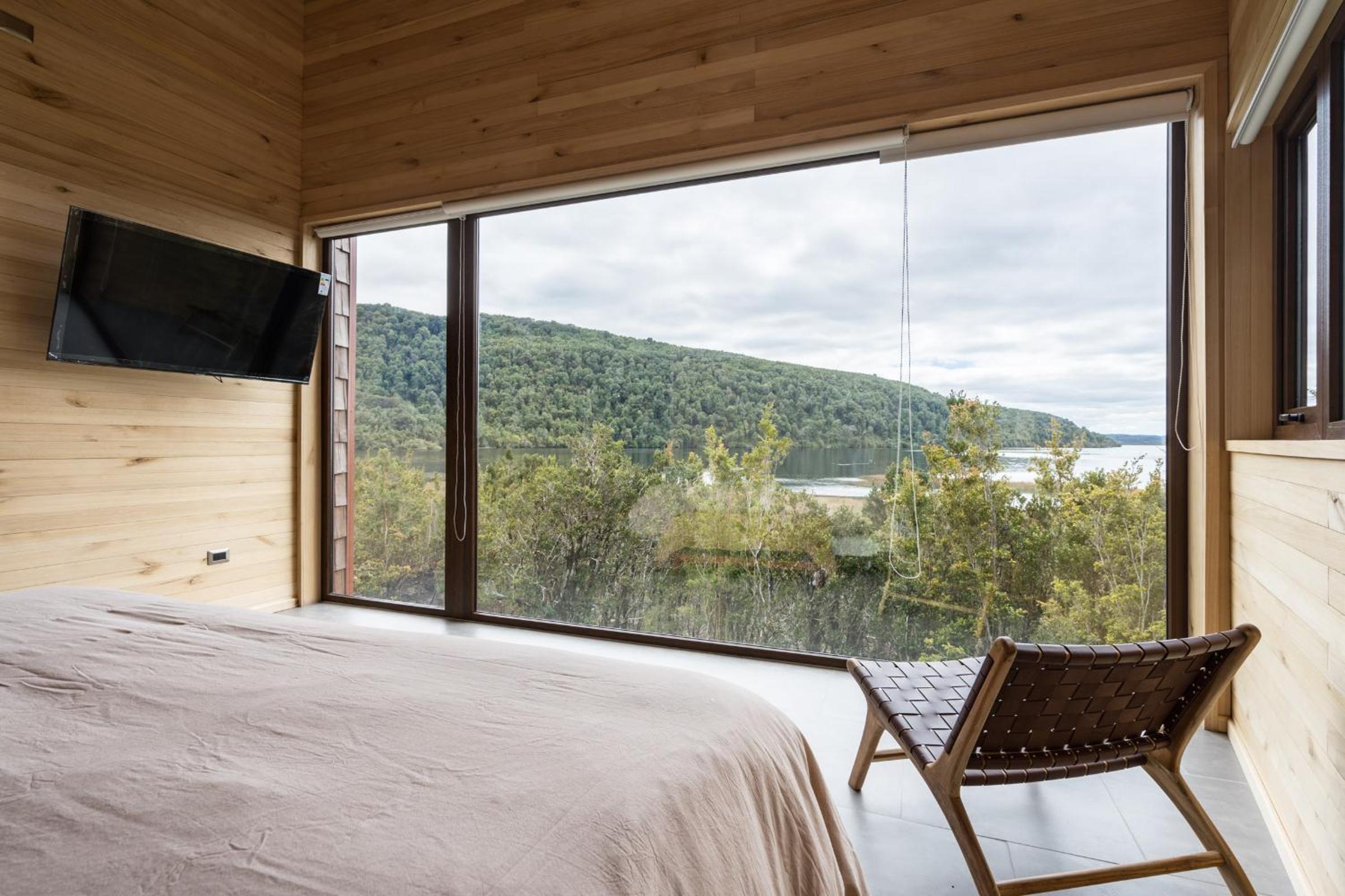 Casas Martín Pescador, Lago Huillinco, Chiloe