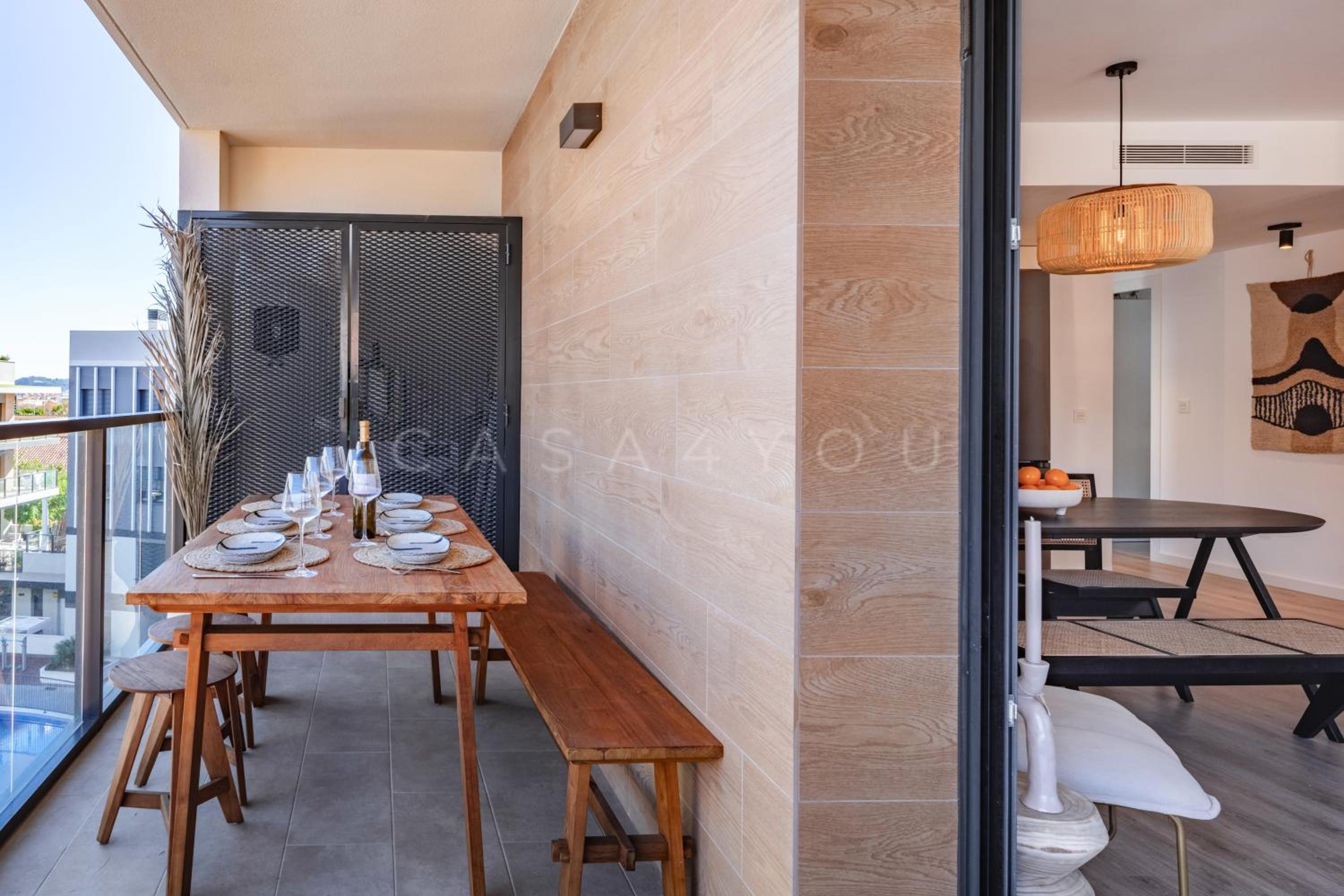 Casa Nimasa in Javea! Geweldig penthouse met dakterras en jacuzzi