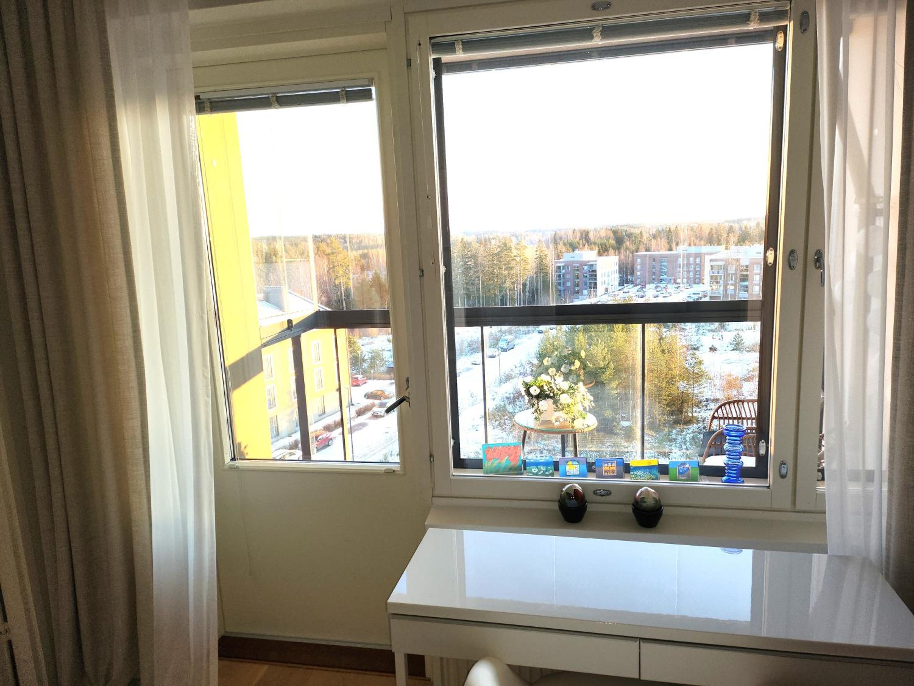 Tasokas 2 h + k + s Söderkullassa - huikeat näköalat view 4