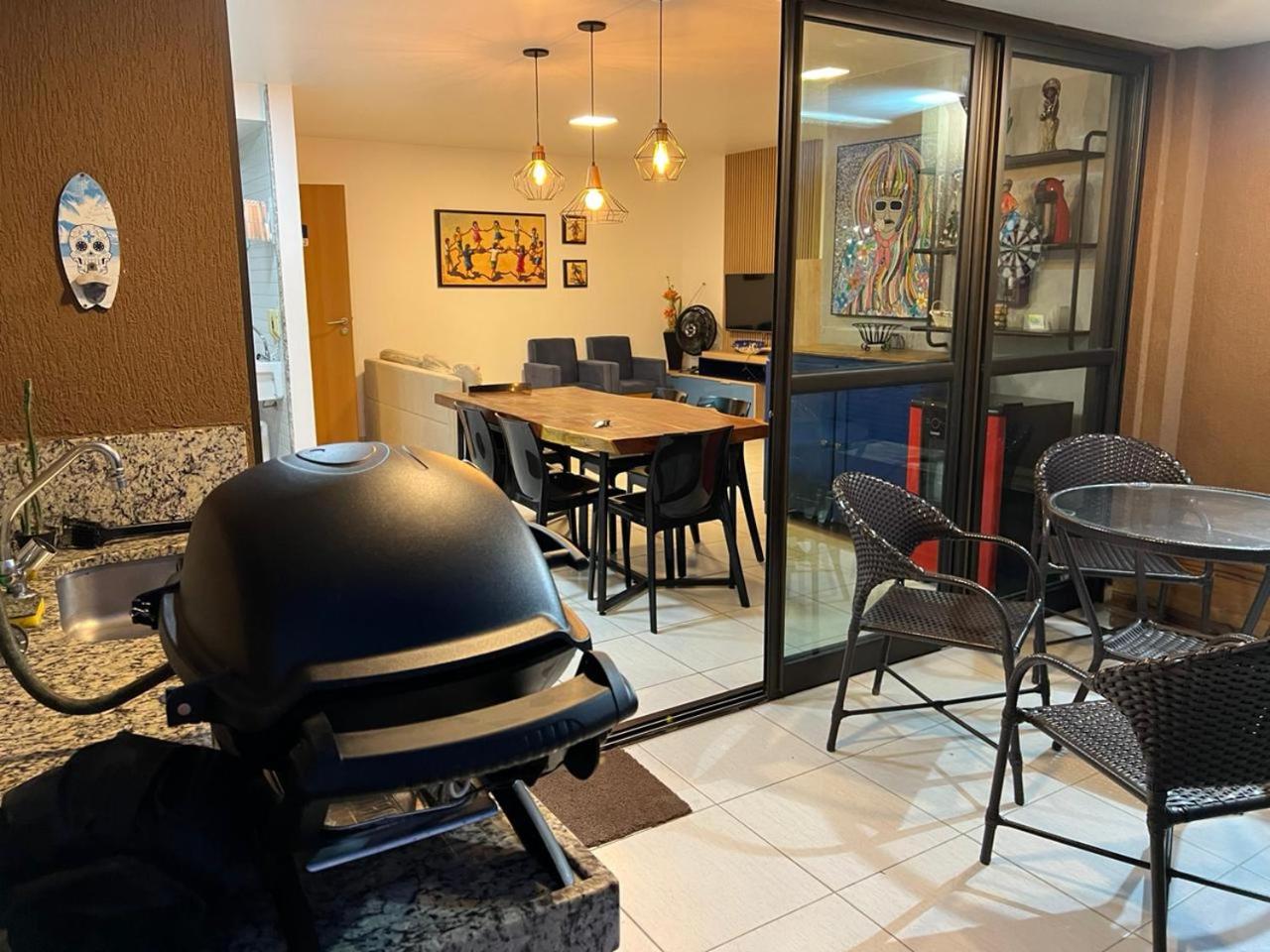 Luxuoso Flat 3 quartos, térreo, no Cupe Beach Living - beira mar de Porto de Galinhas