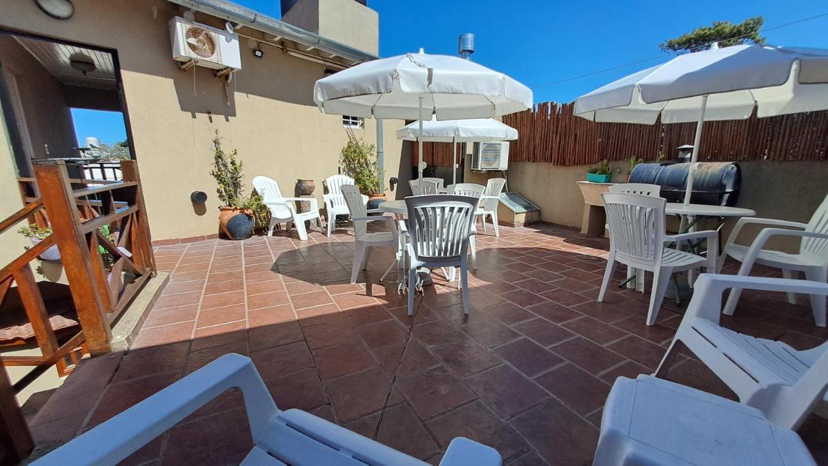 outdoor BBQ area
