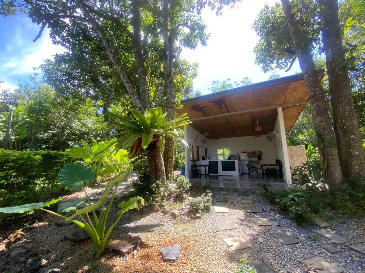 outdoor BBQ area
