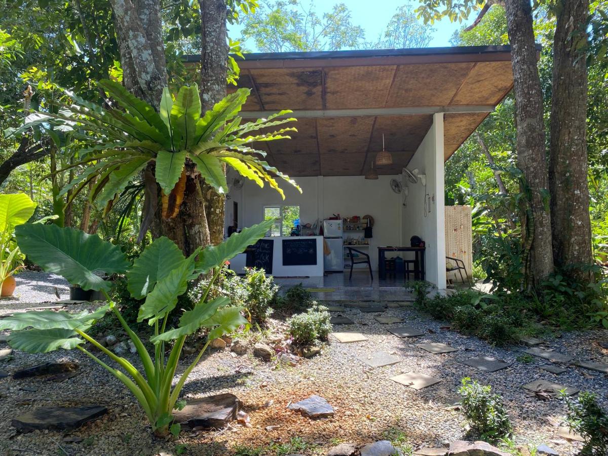 outdoor BBQ area