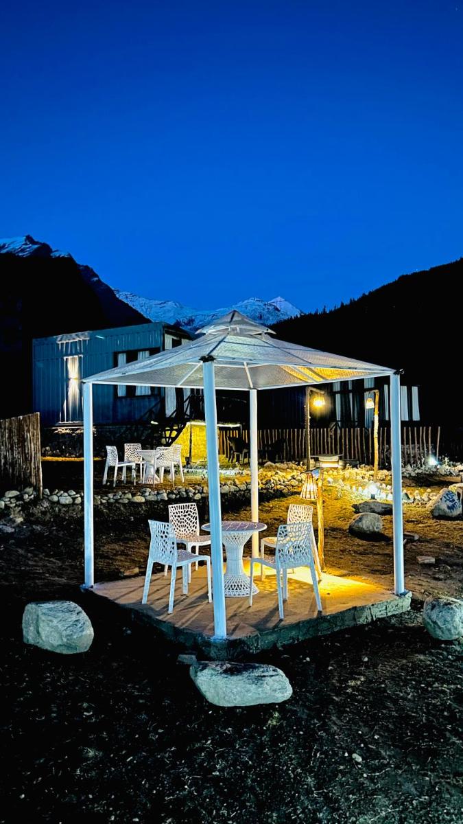outdoor BBQ area