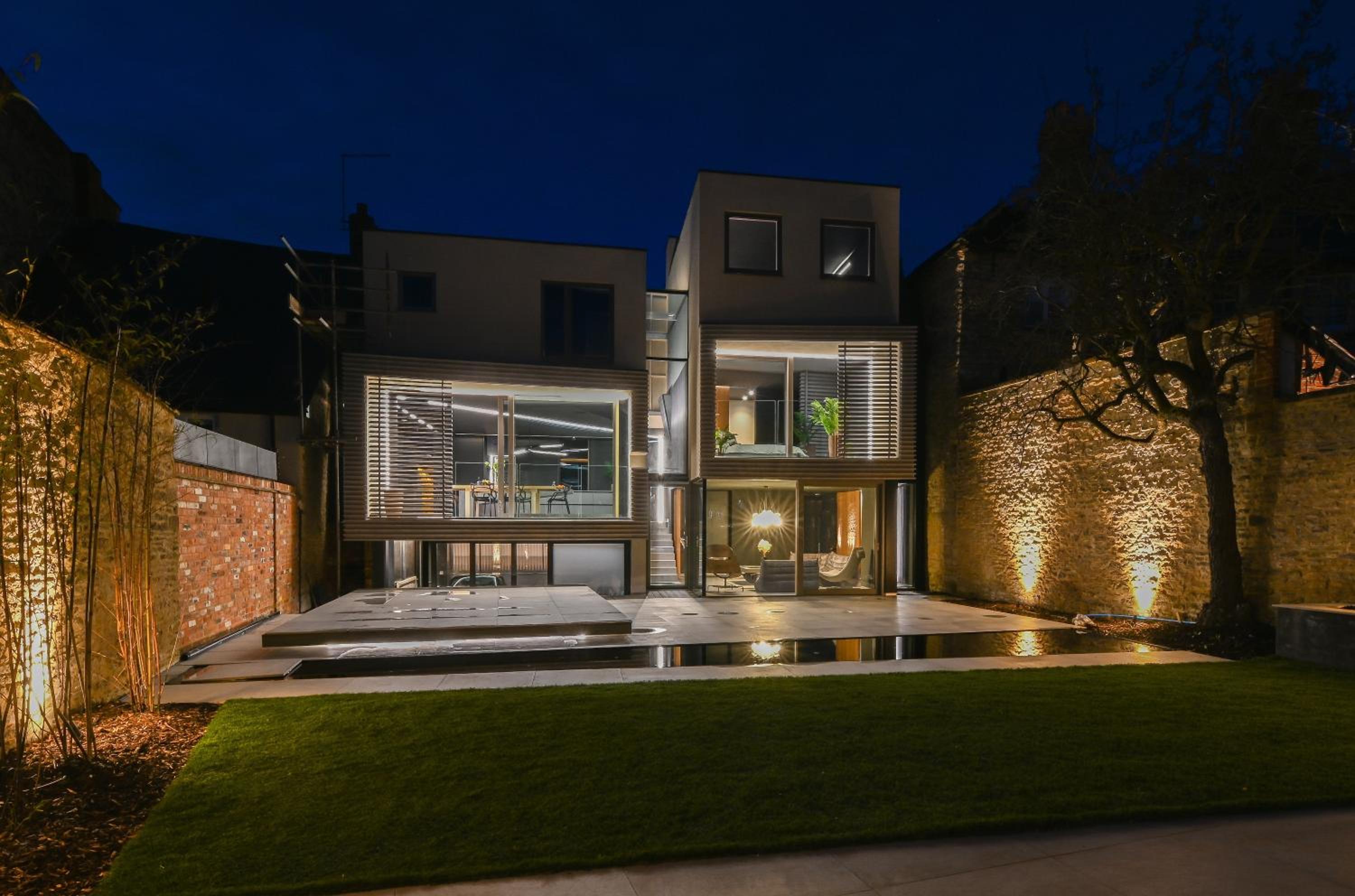 Contemporary home in historic town view 4