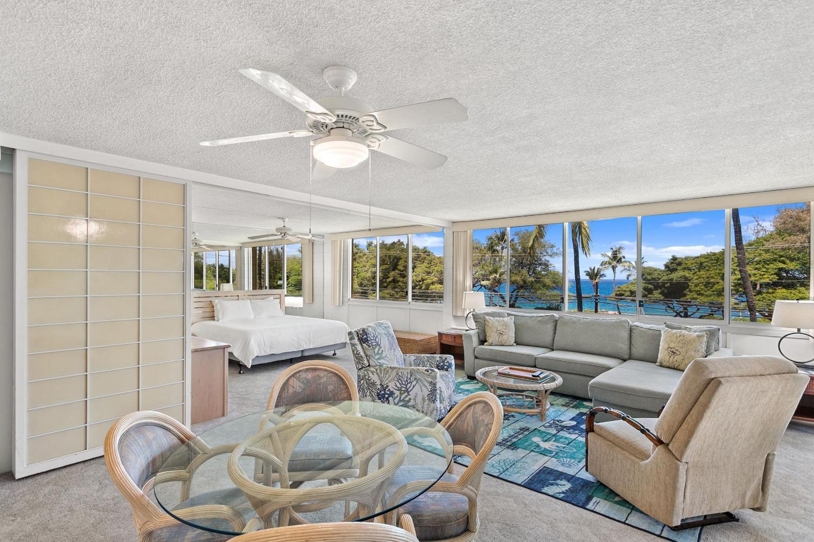 Haleakala Shores A-301, Panoramic Views, Split AC