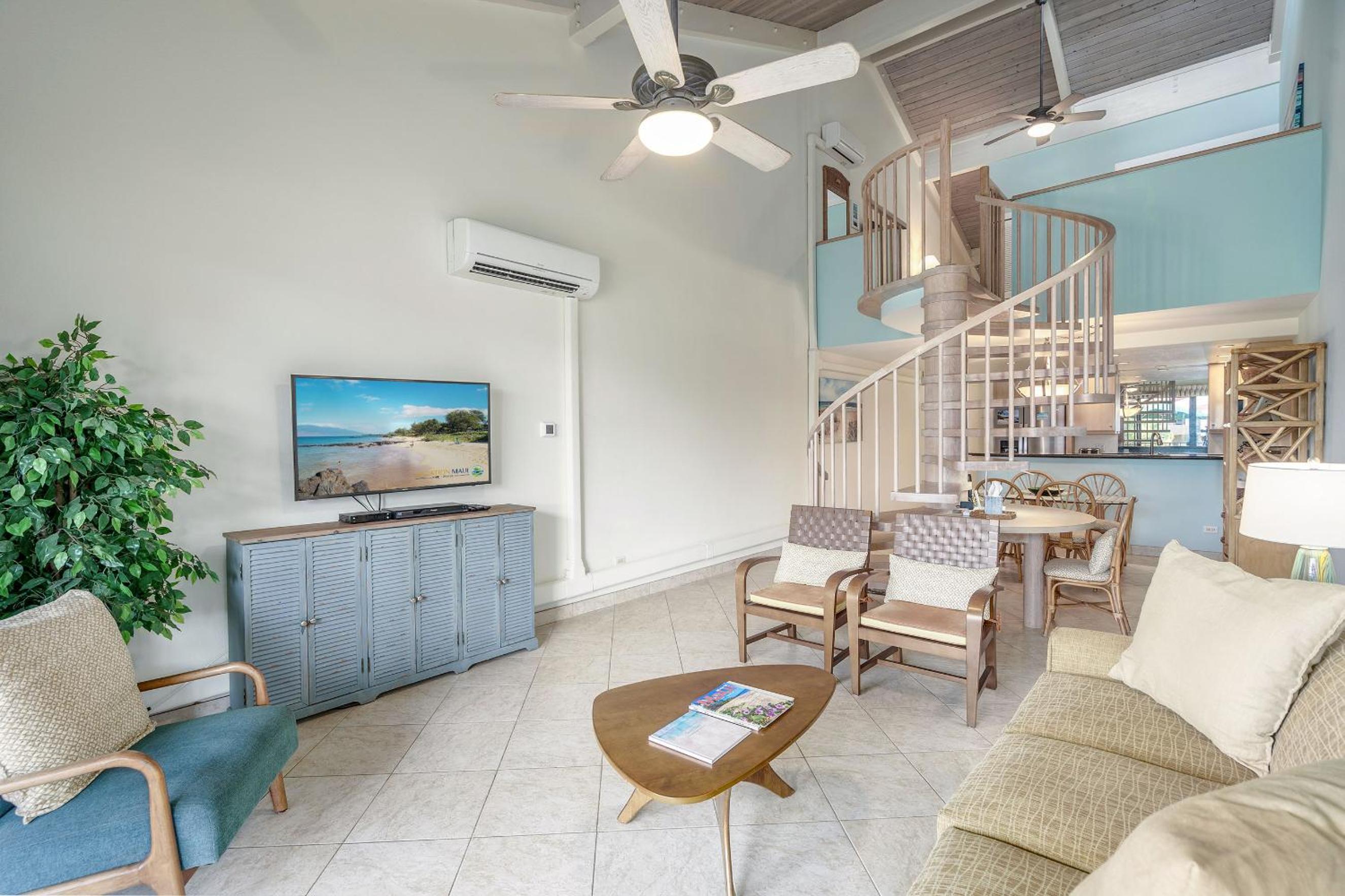 Kamaole Sands 1-403 - Spacious 2/2 with split AC!