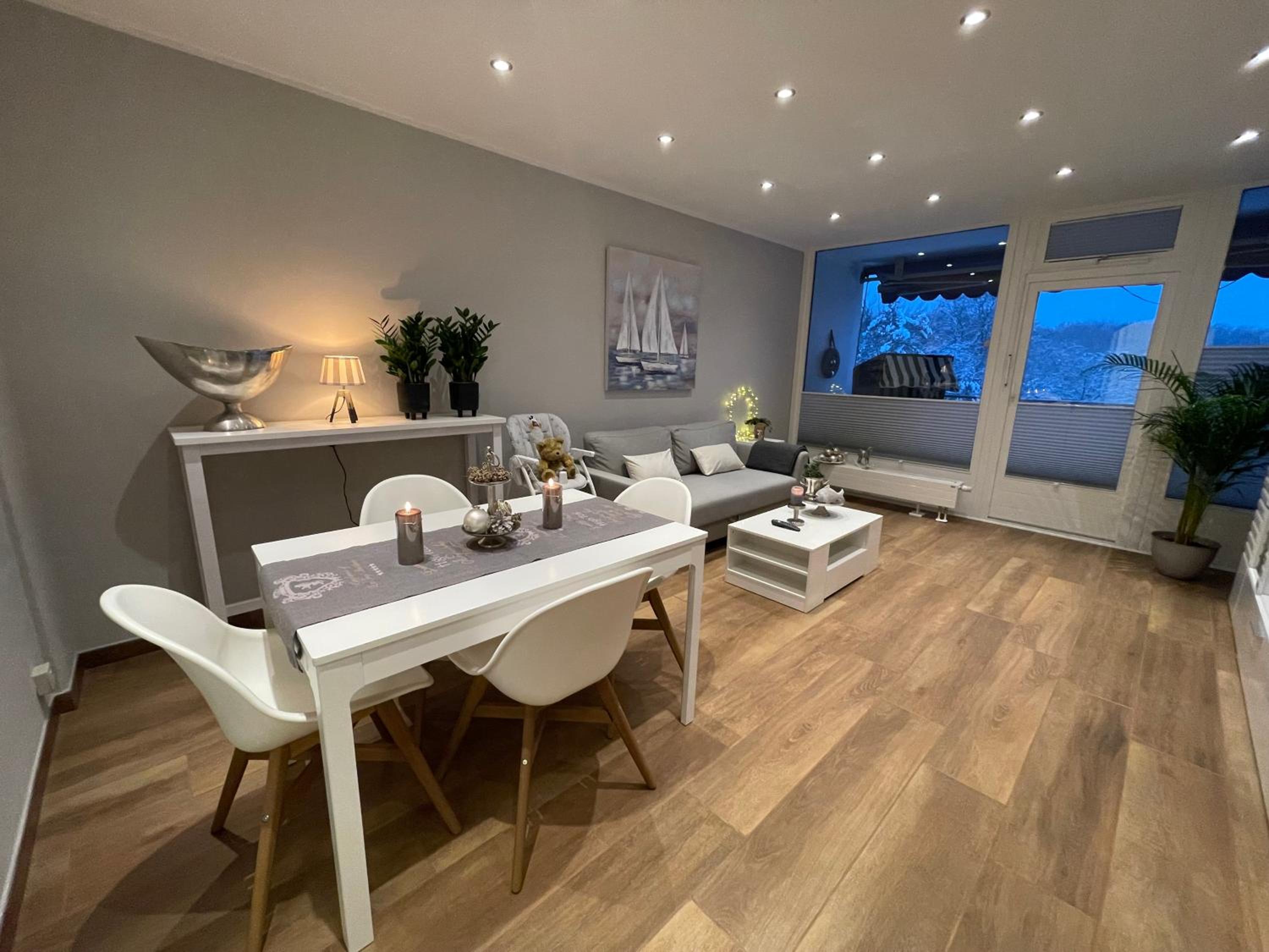 2 Zi Sonnenwohnung mit Luxusküche in der Maritim Residenz Bellevue an der Ostsee in Kiel City