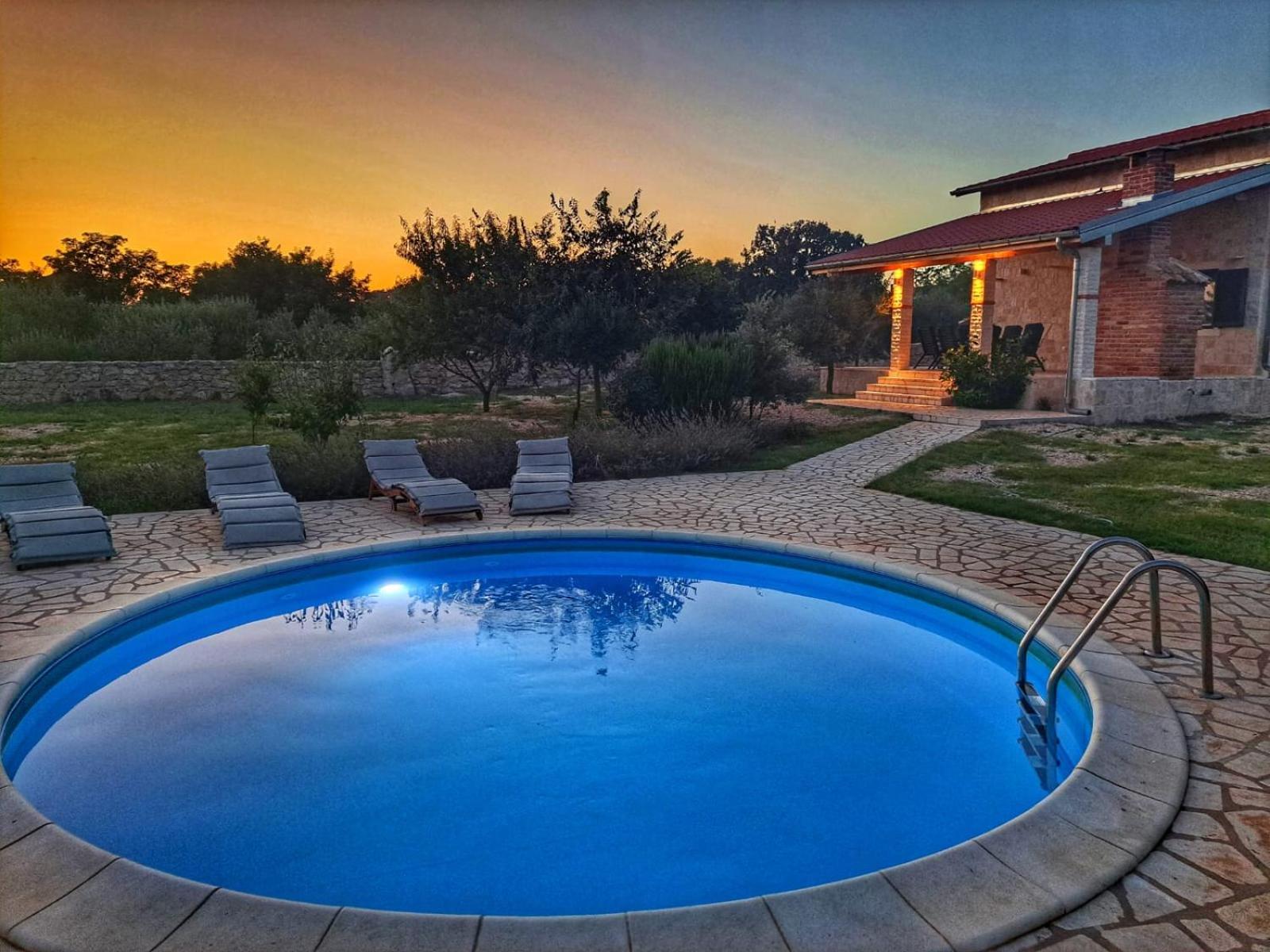 Villa Stone Pearl with heated swimming pool view 3