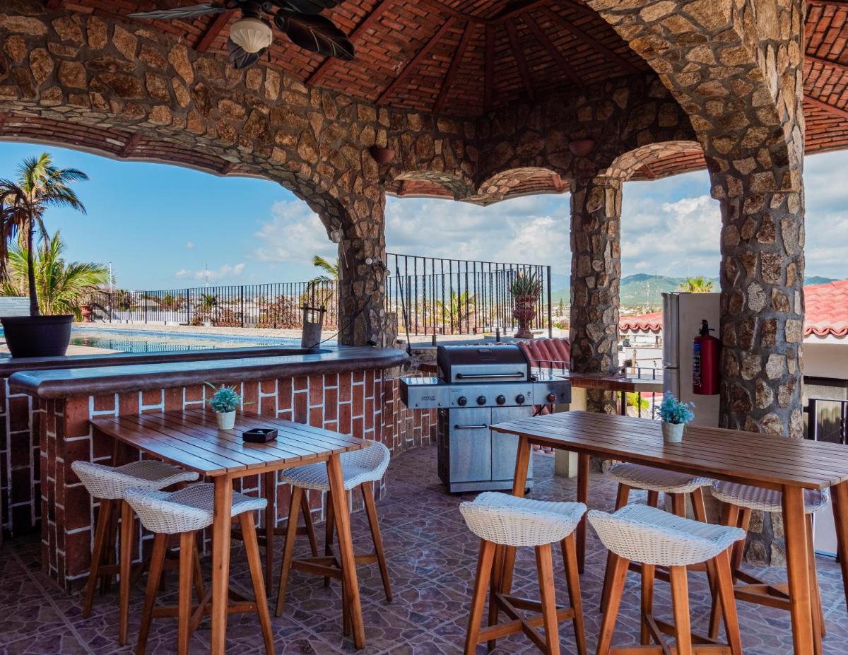 outdoor BBQ area