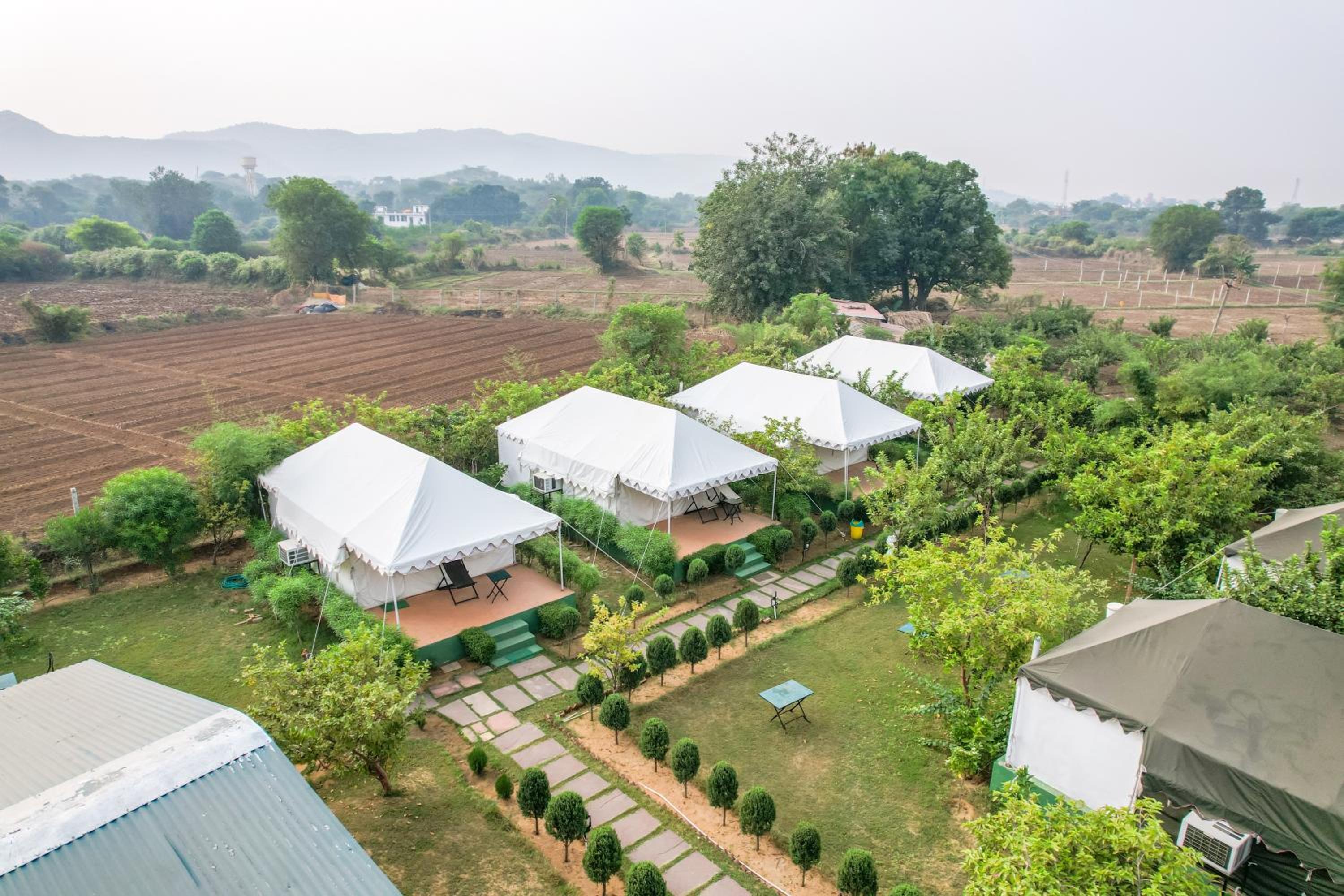 Jungle Book Resort Ranthambore camping Near Tiger safari view 2