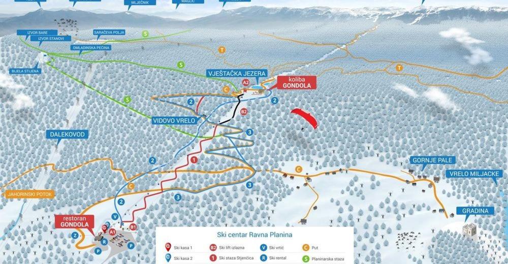 Apartman LeDa - Ski centar Ravna Planina Gornje Pale