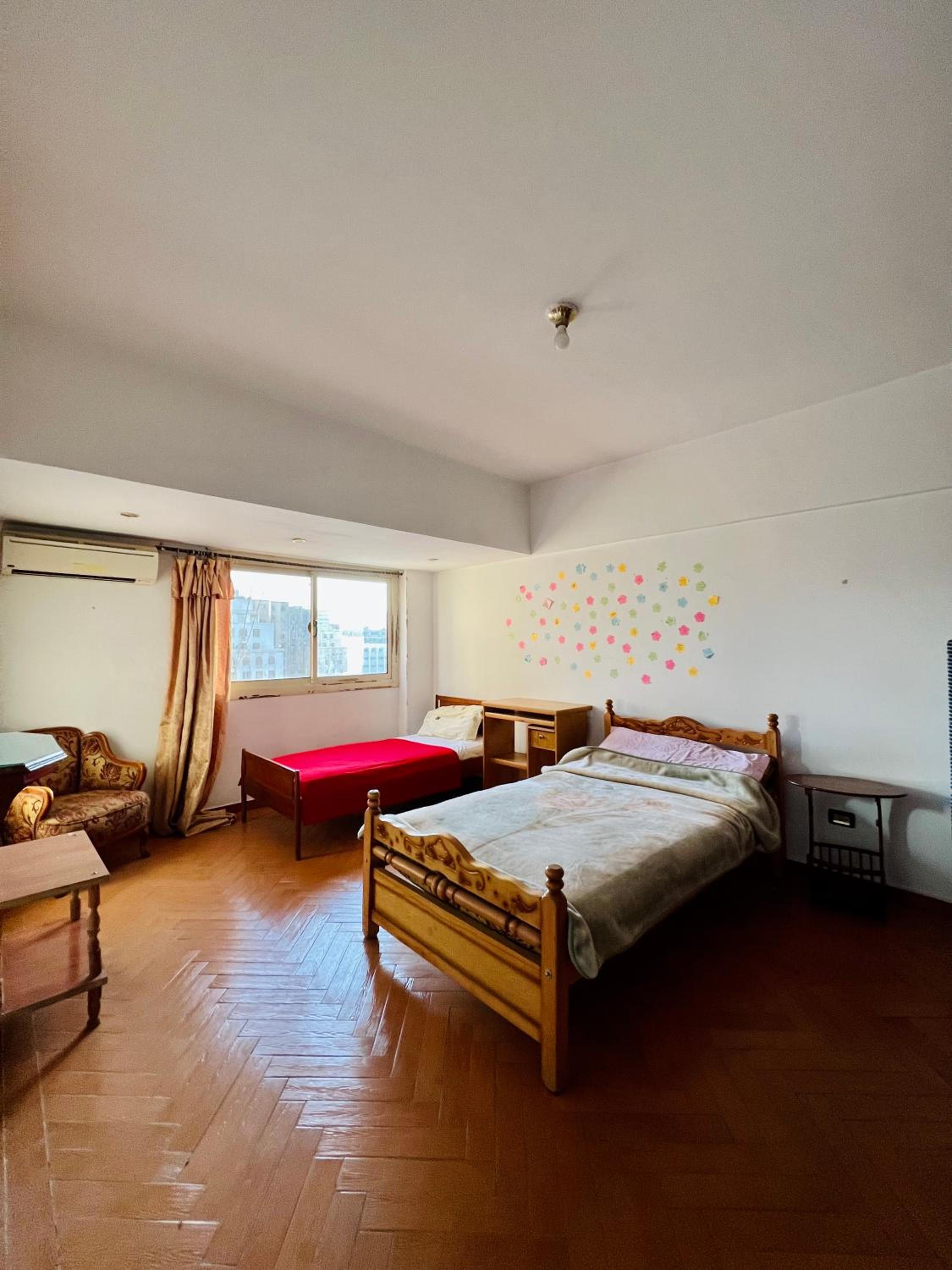 Sunny peaceful room at the center of Cairo