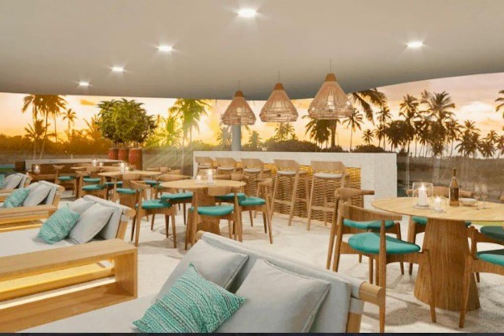 Resort em Porto de Galinhas- Flat Térreo Frente Piscinas- Muro Alto-B18