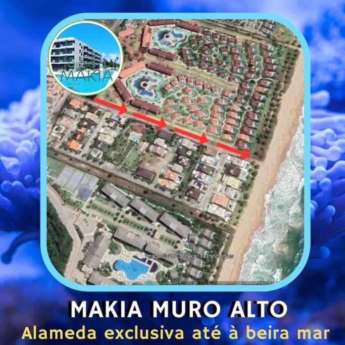 Resort em Porto de Galinhas- Flat Térreo Frente Piscinas- Muro Alto-B18