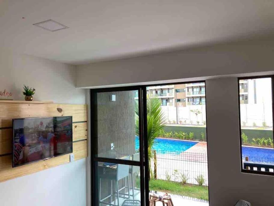 Resort em Porto de Galinhas- Flat Térreo Frente Piscinas- Muro Alto-B18
