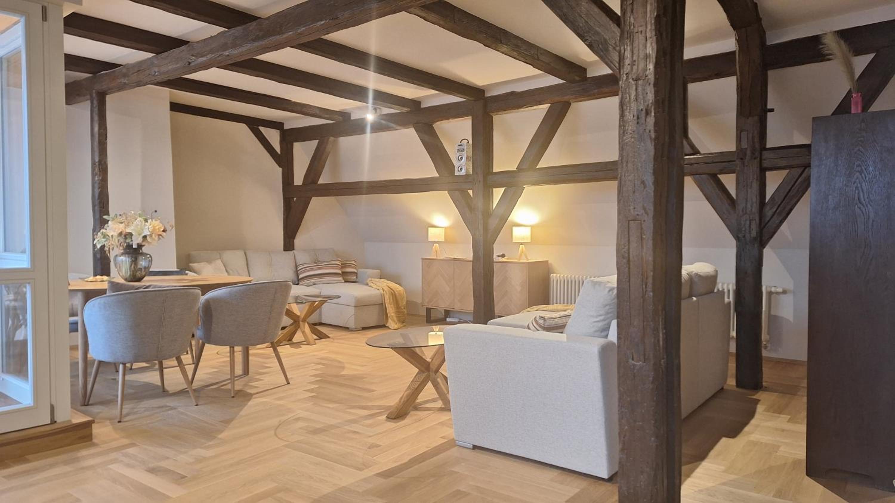 Stadtpalais Bellevue-Suite 3- Zimmer- Maisonettewohnung mit Dachterrasse maximal 4 Personen