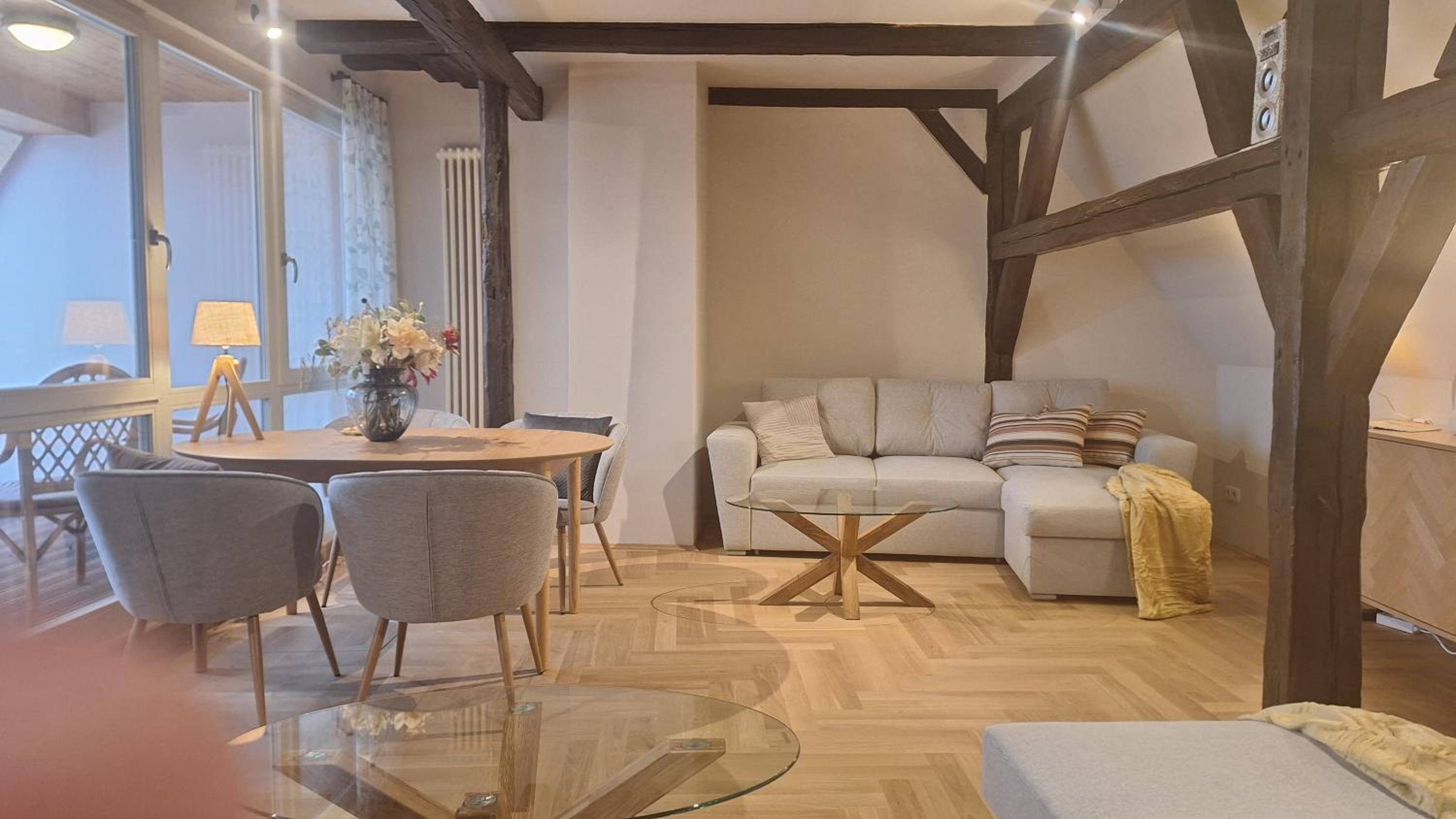 Stadtpalais Bellevue-Suite 3- Zimmer- Maisonettewohnung mit Dachterrasse maximal 4 Personen