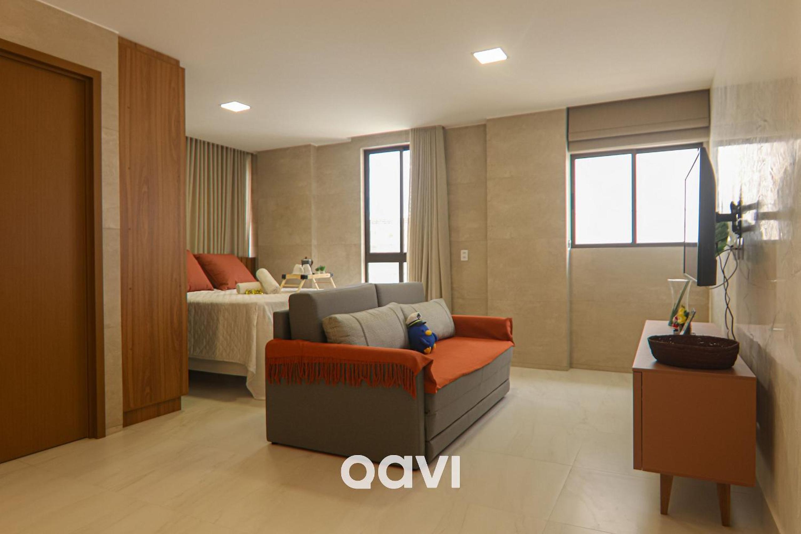 Gaudium Apart-hotel por Quarto à Vista