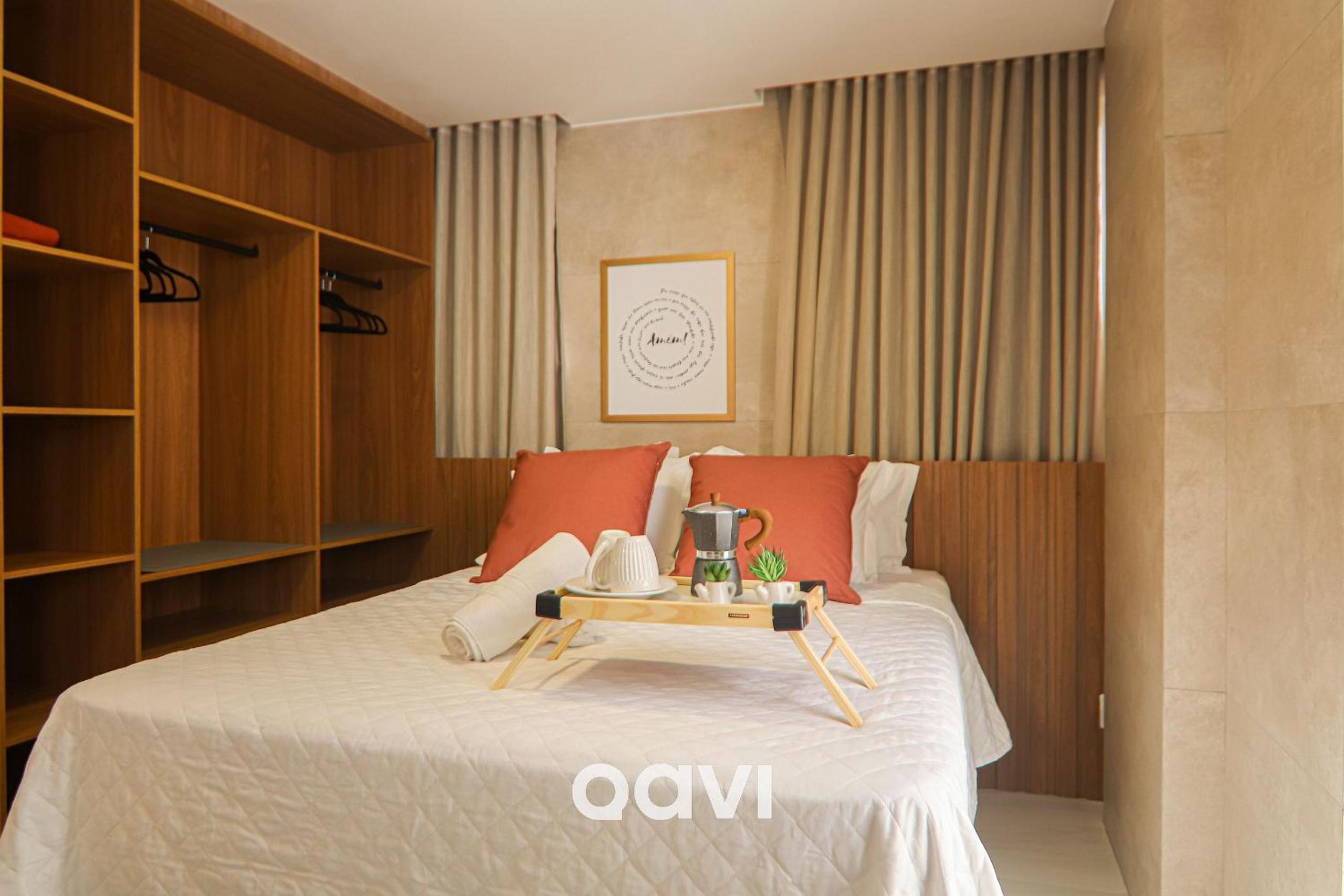Gaudium Apart-hotel por Quarto à Vista