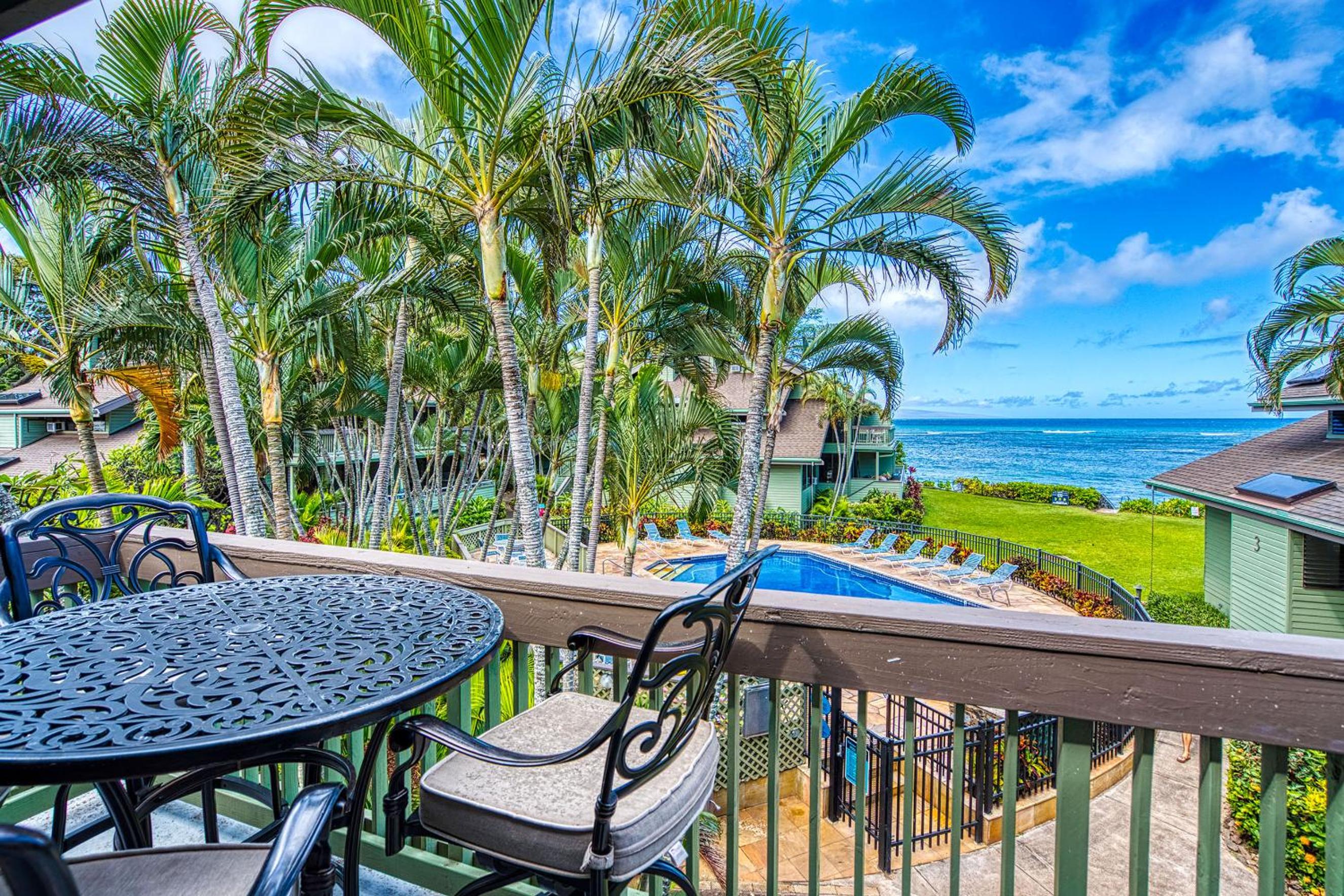Kahana Outrigger 4B1: Breathtaking Ocean Views, AC view 2