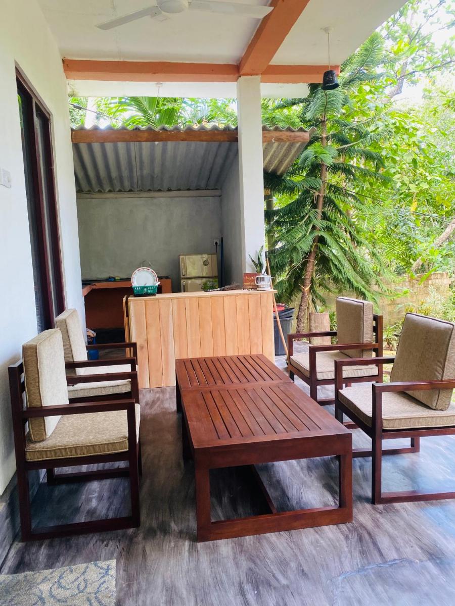 outdoor BBQ area