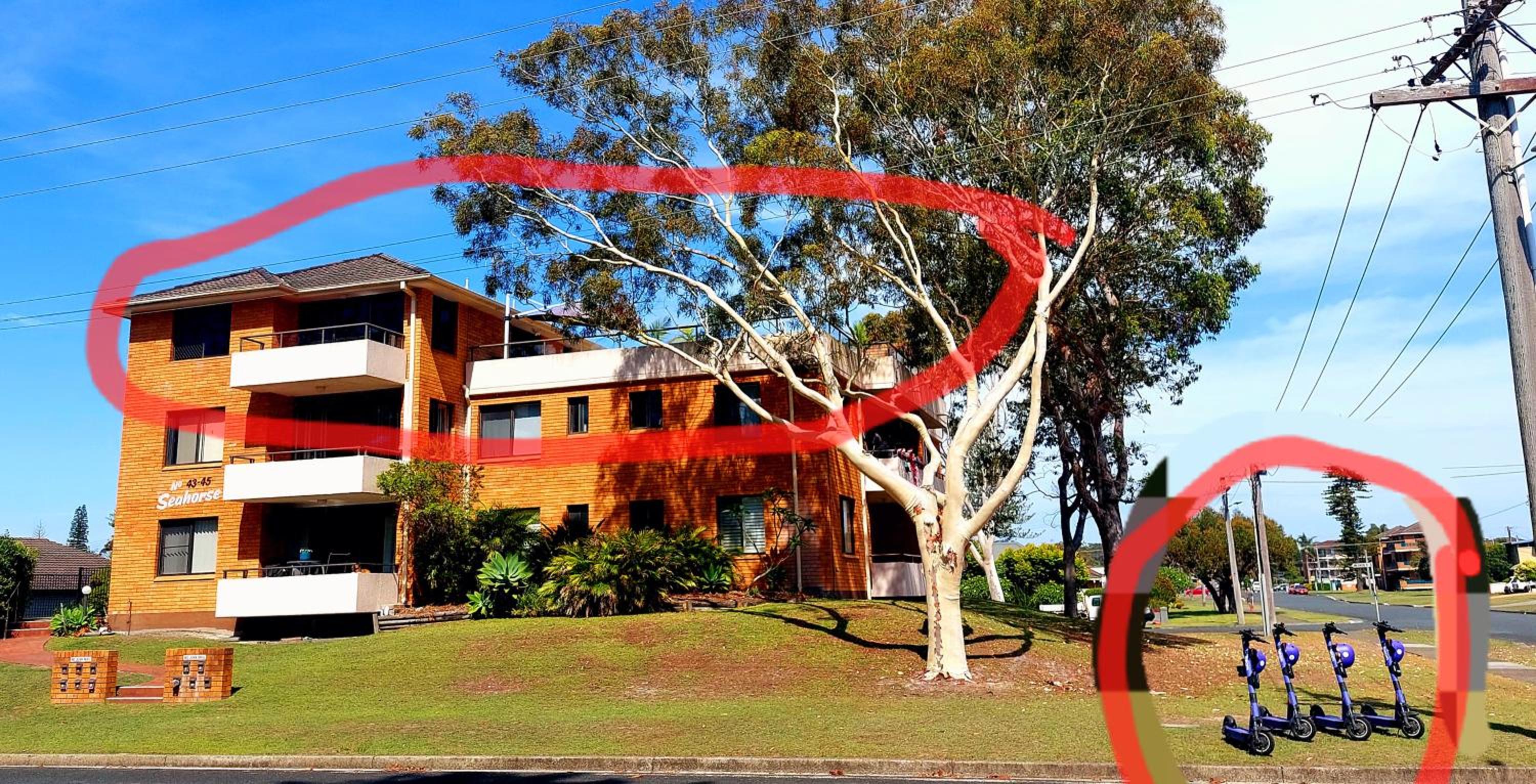 2BR Beachside unit 9 with 9 x 9 mt private verandah