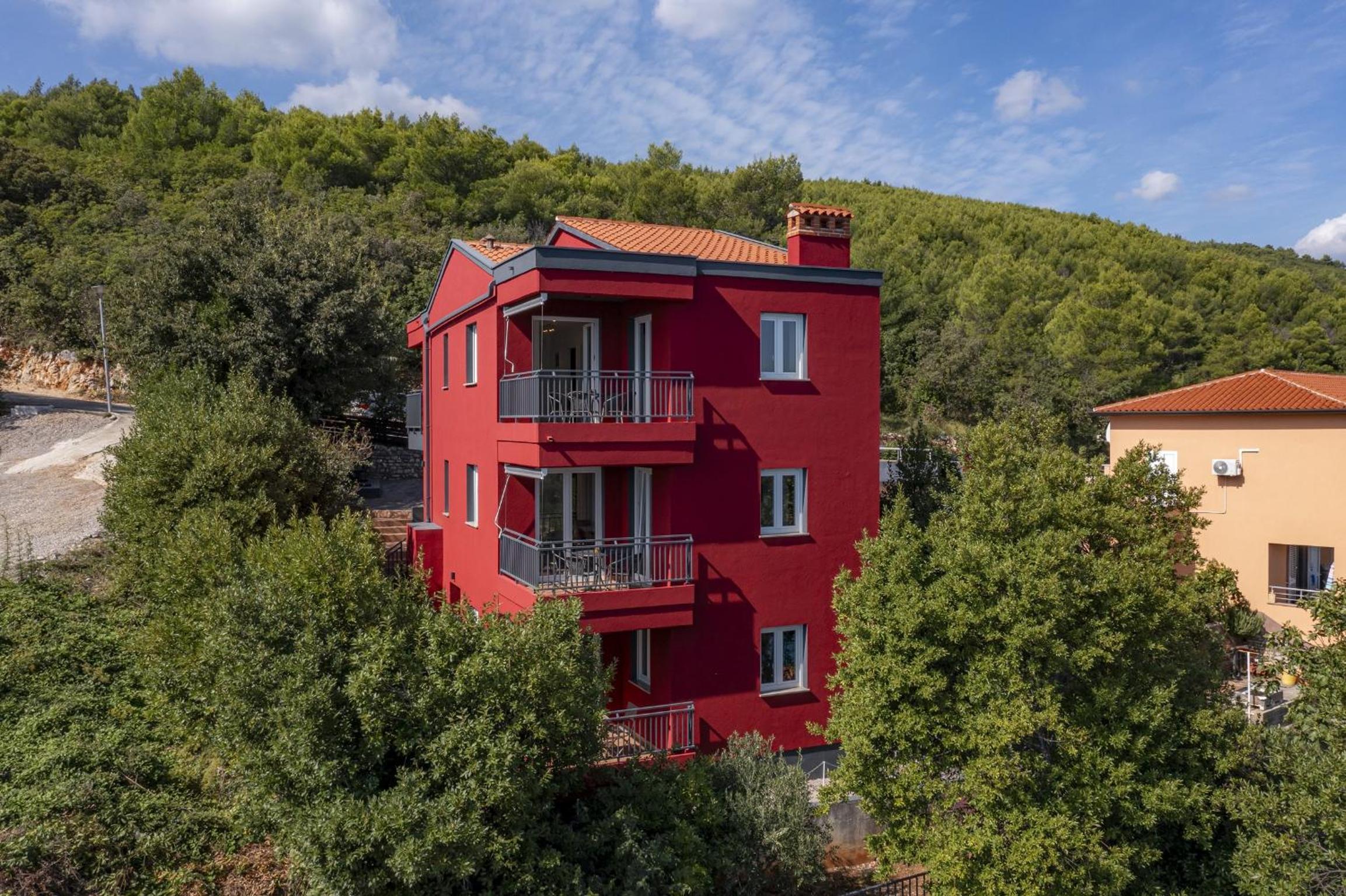 Red House Apartments Sv. Marina with Sea View view 3