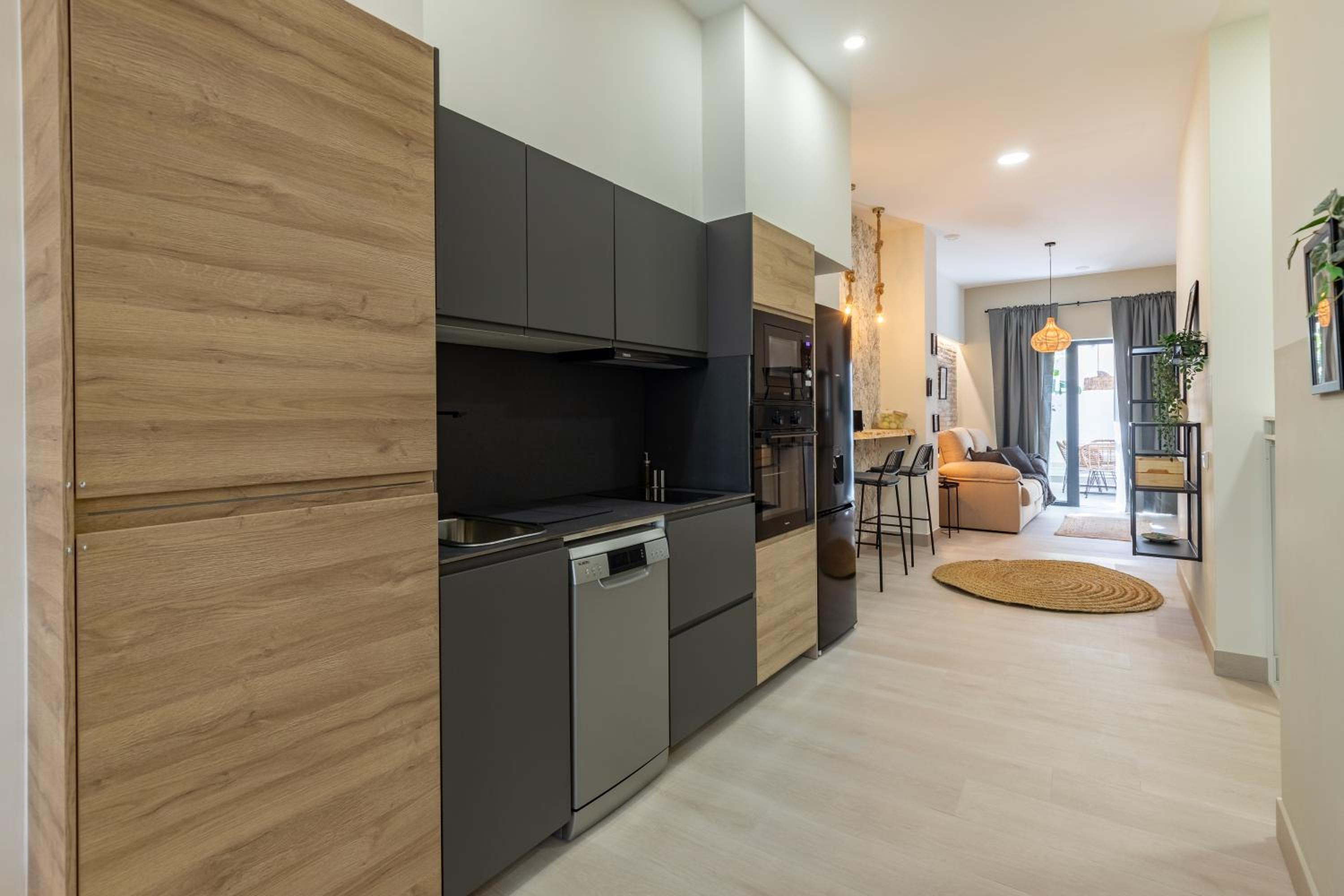 Apartamento con piscina y terraza