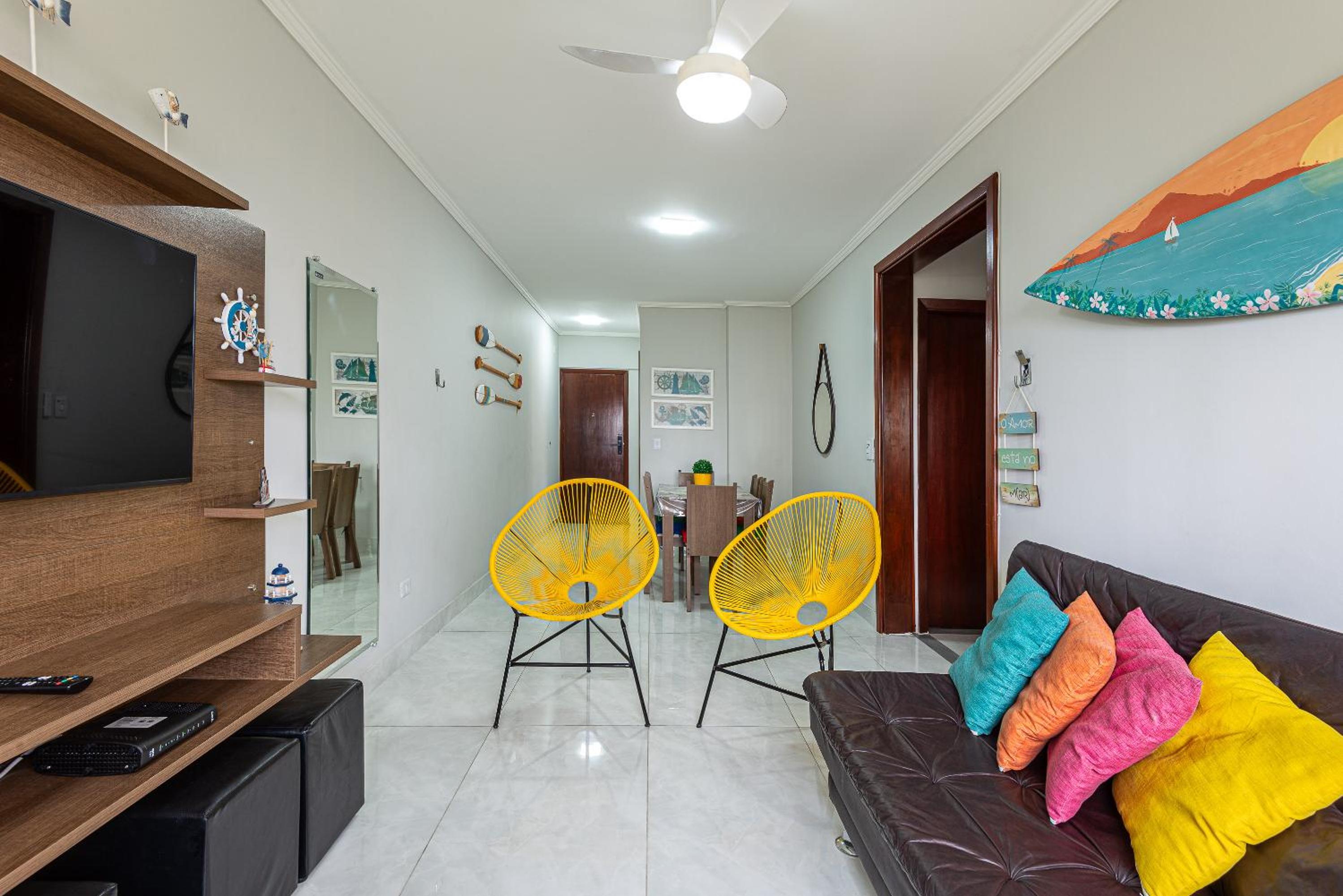Apê com Ar, Garagem e Clima de Praia