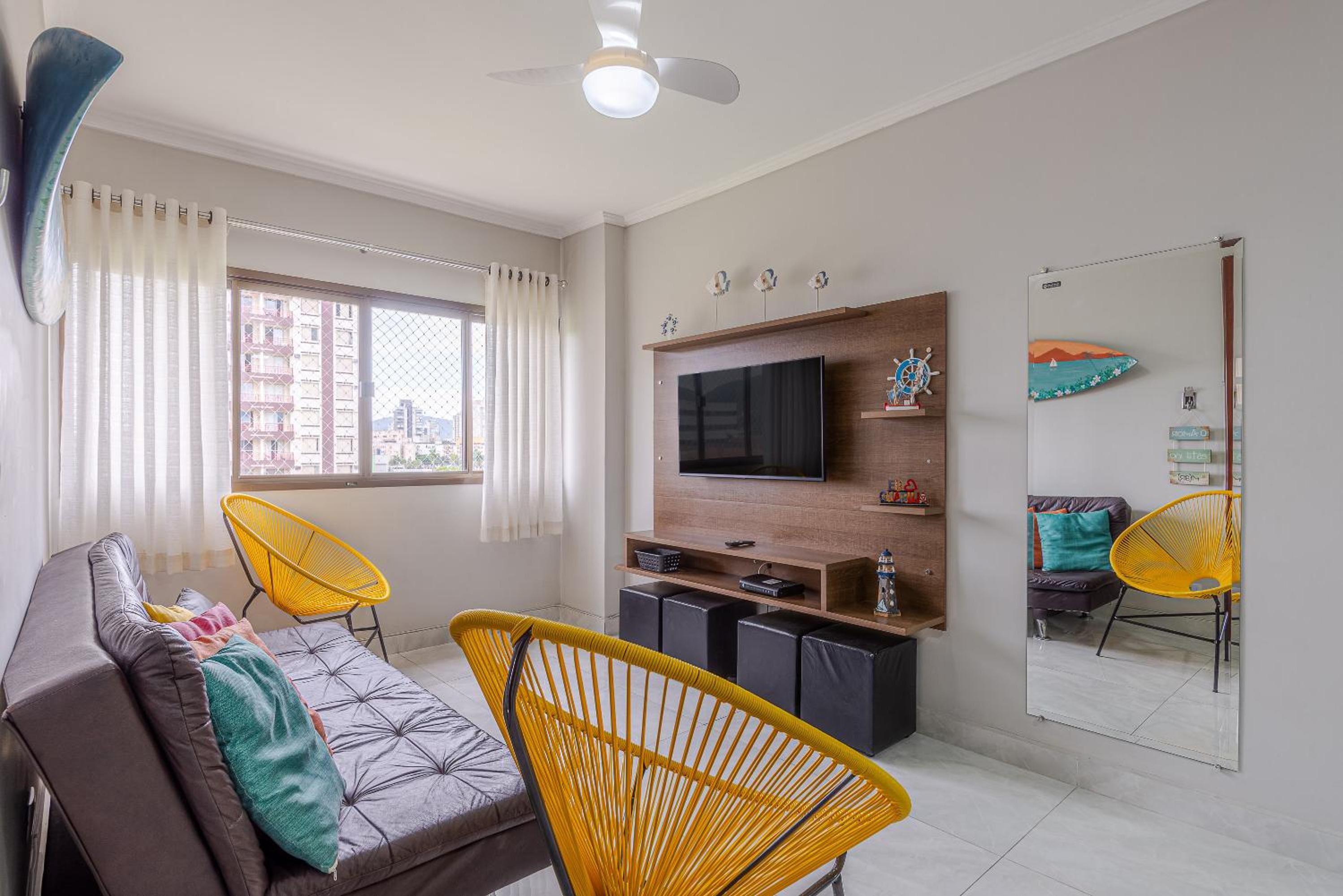 Apê com Ar, Garagem e Clima de Praia