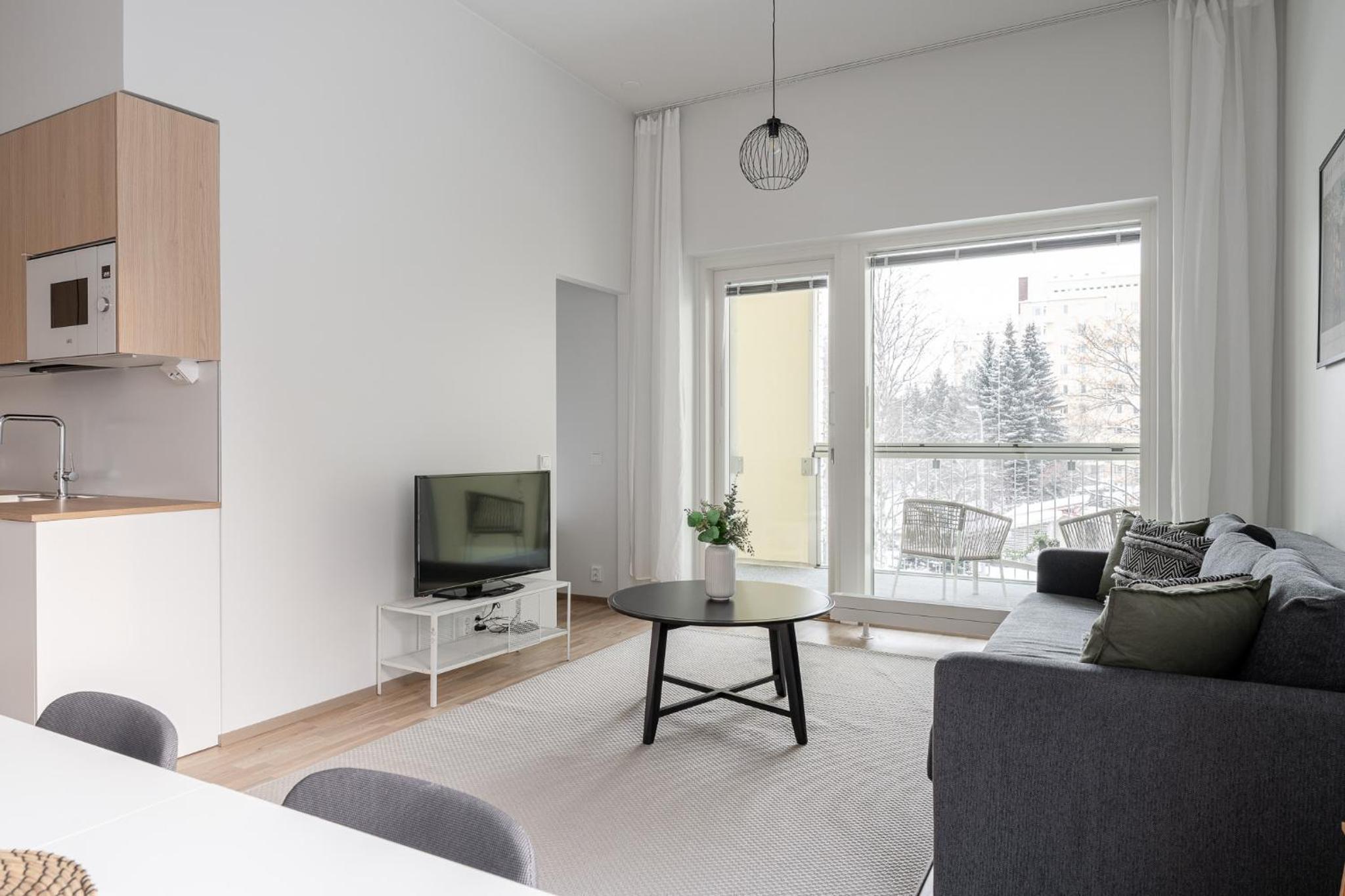 Spacious 2BR at Tammela Stadium - Sauna & Balcony view 5
