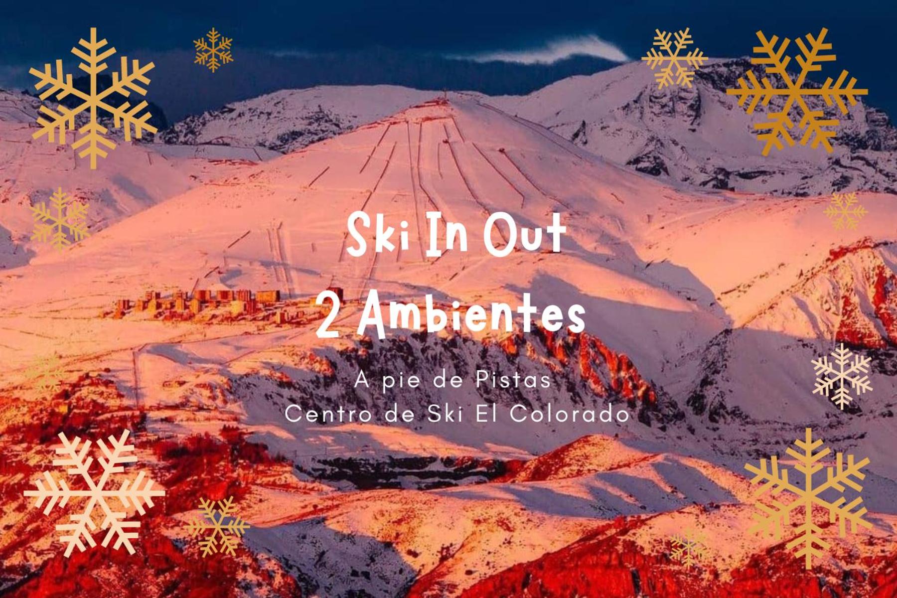 El Colorado Ski depto In Out 2 ambientes