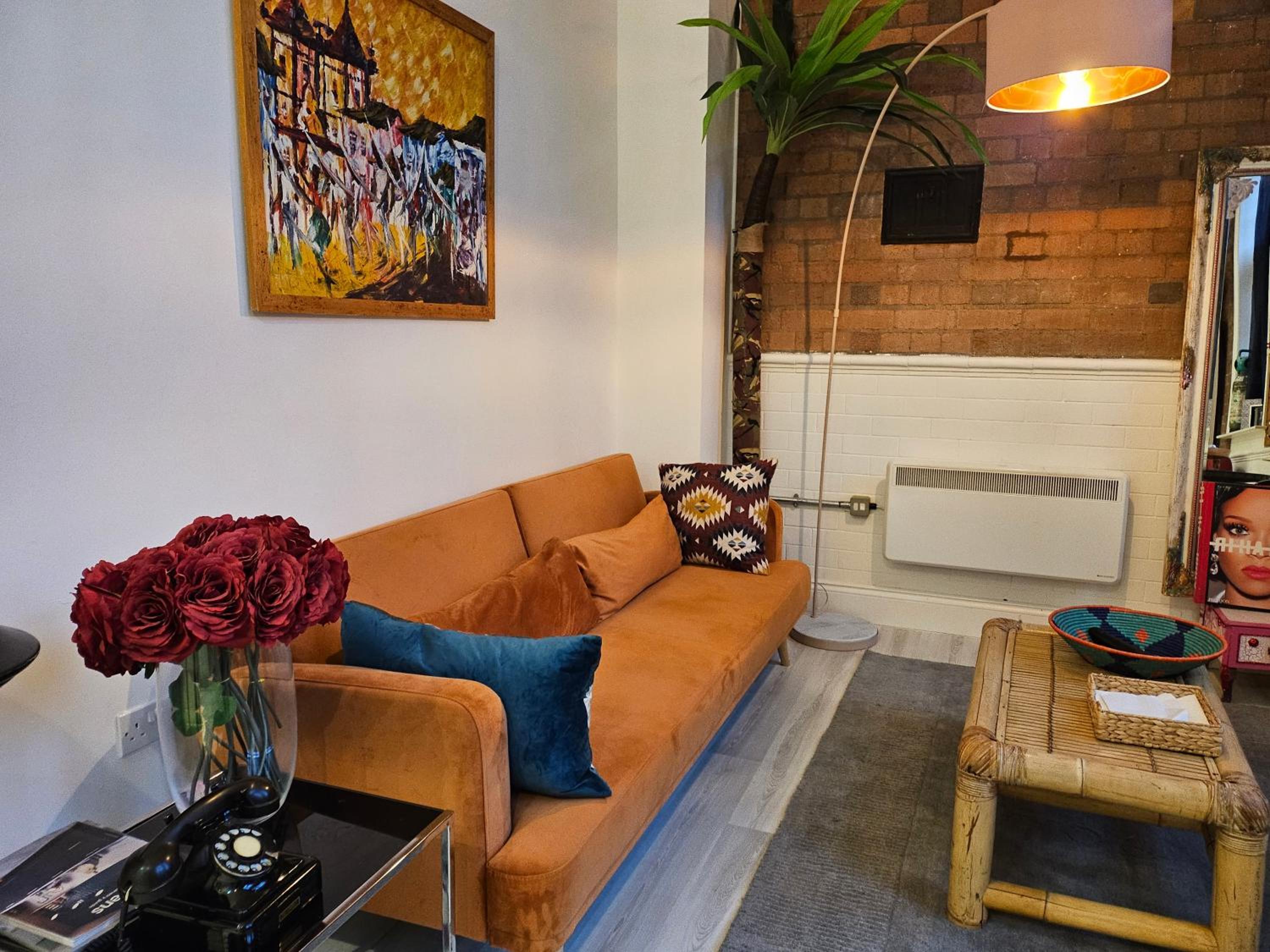 Characteristic loft style apartment view 2