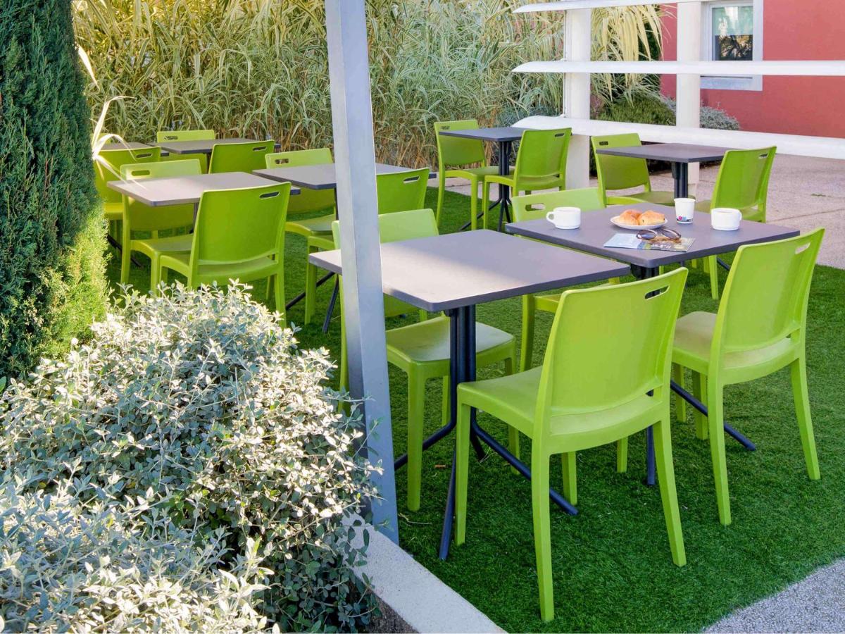 outdoor BBQ area