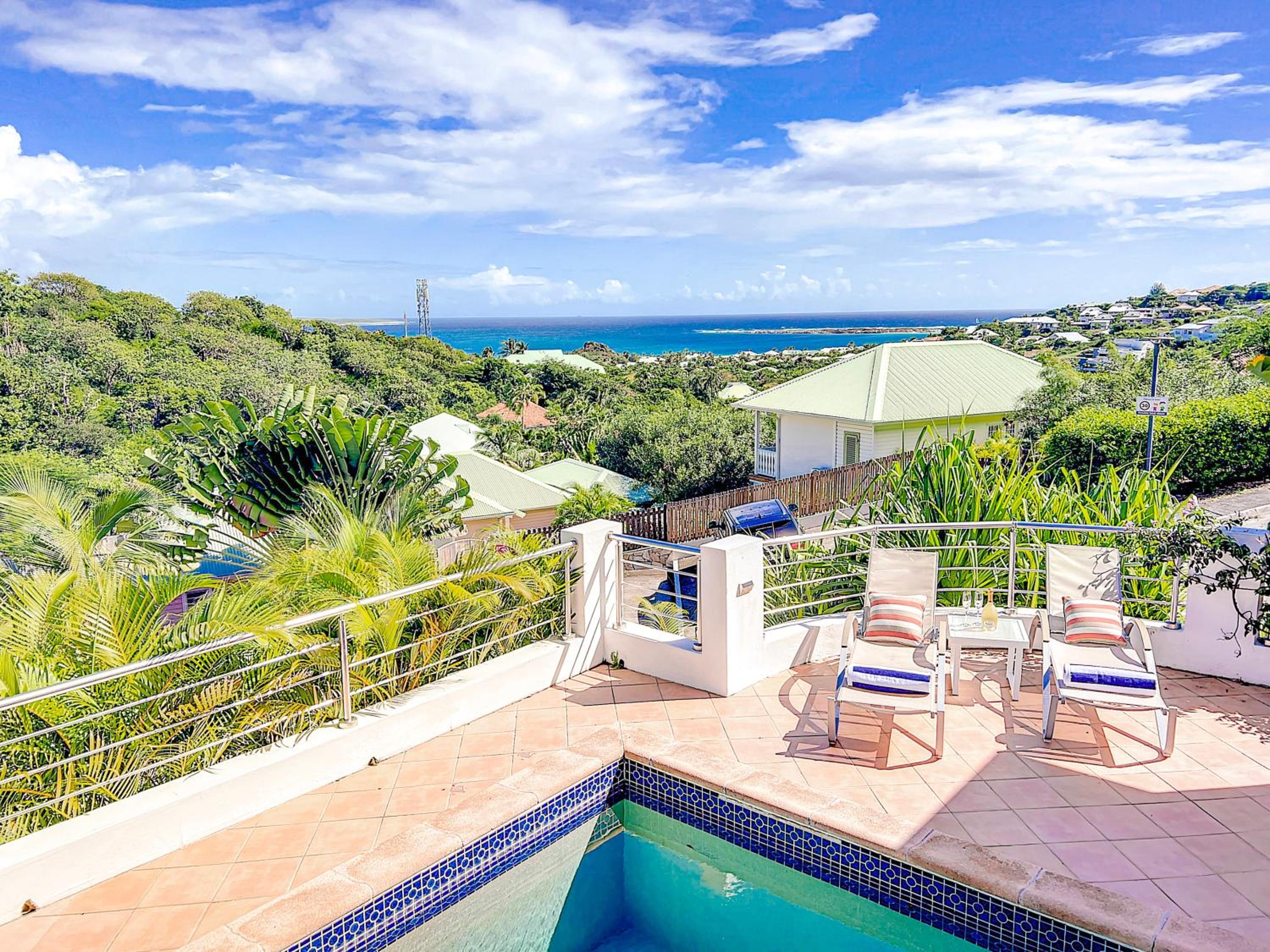 Villa Mandarine 5 min from Orient Bay beach, 3 bedrooms view 3