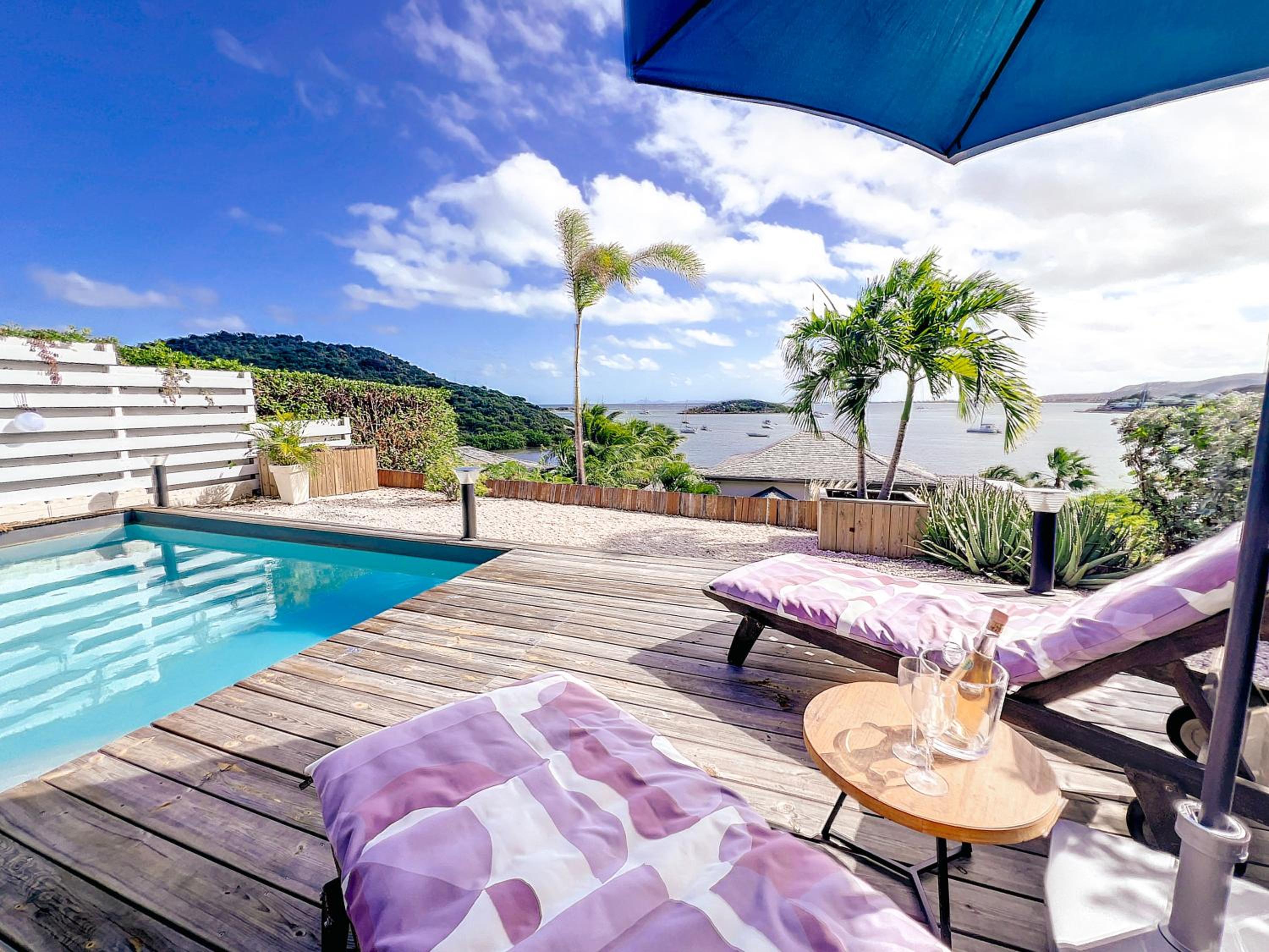 Little Paradise 1, 3 bedrooms, private pool, Cul de Sac Bay view view 3