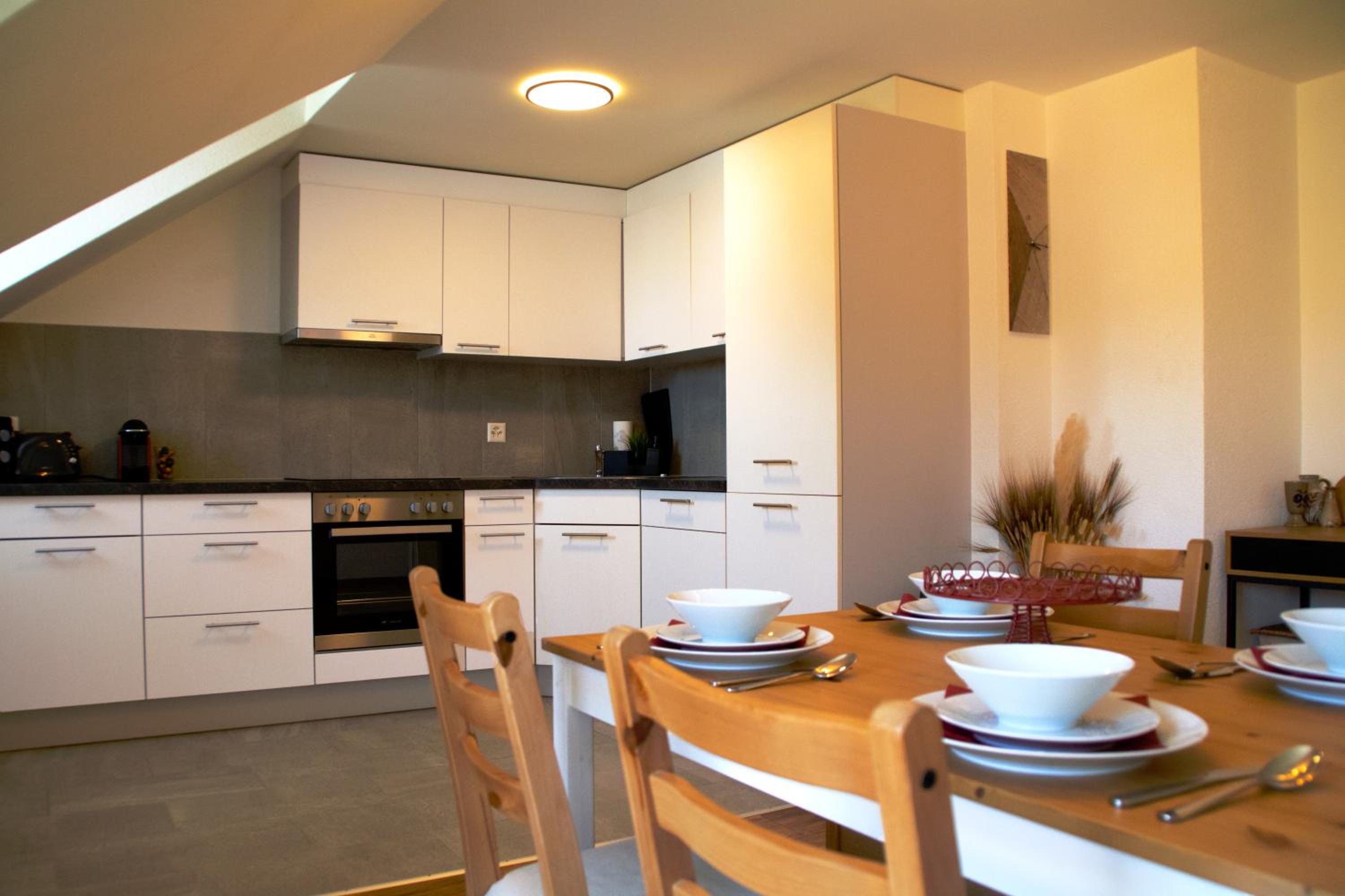 Geräumige und stylische Wohnung mit Weitsicht