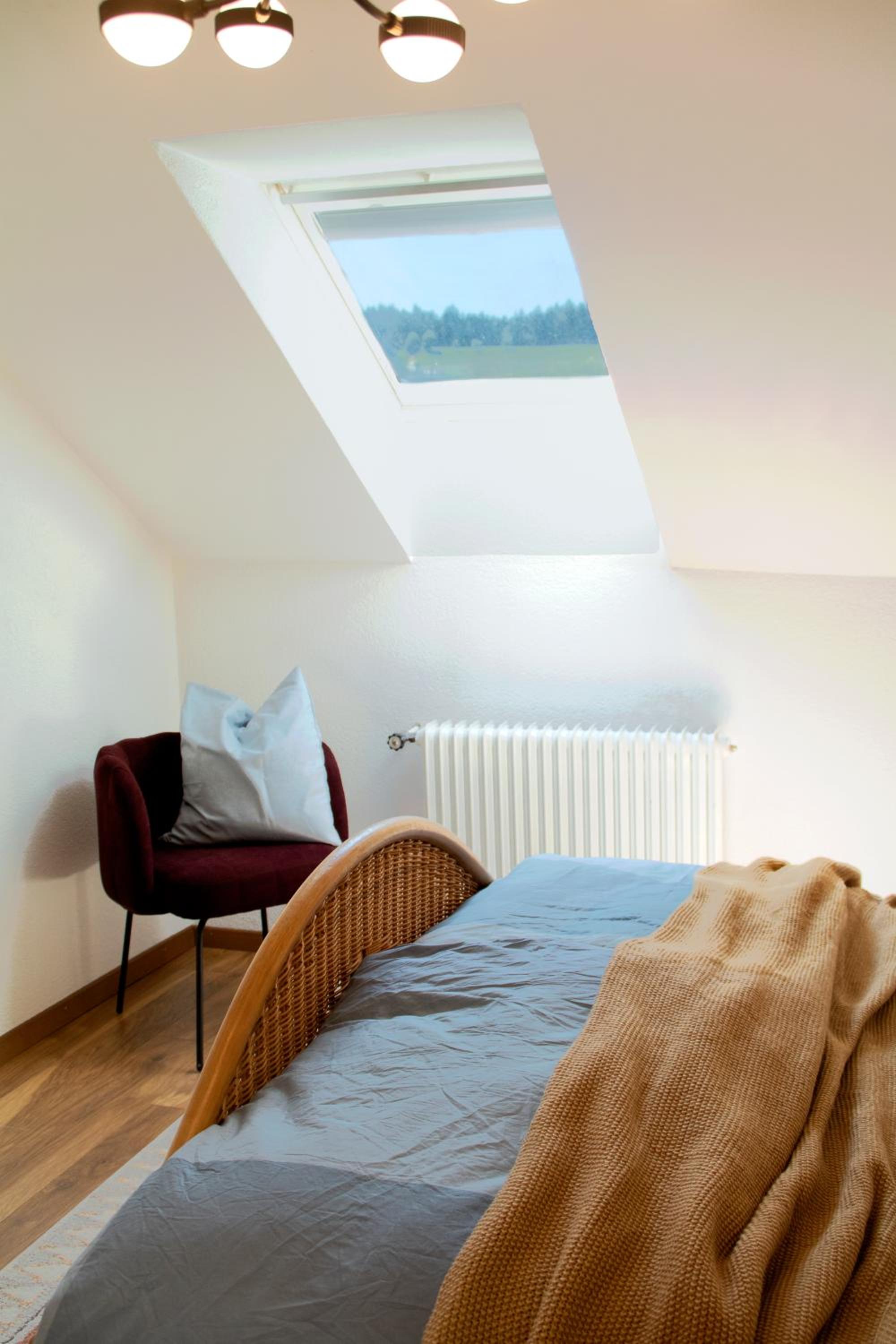 Geräumige und stylische Wohnung mit Weitsicht