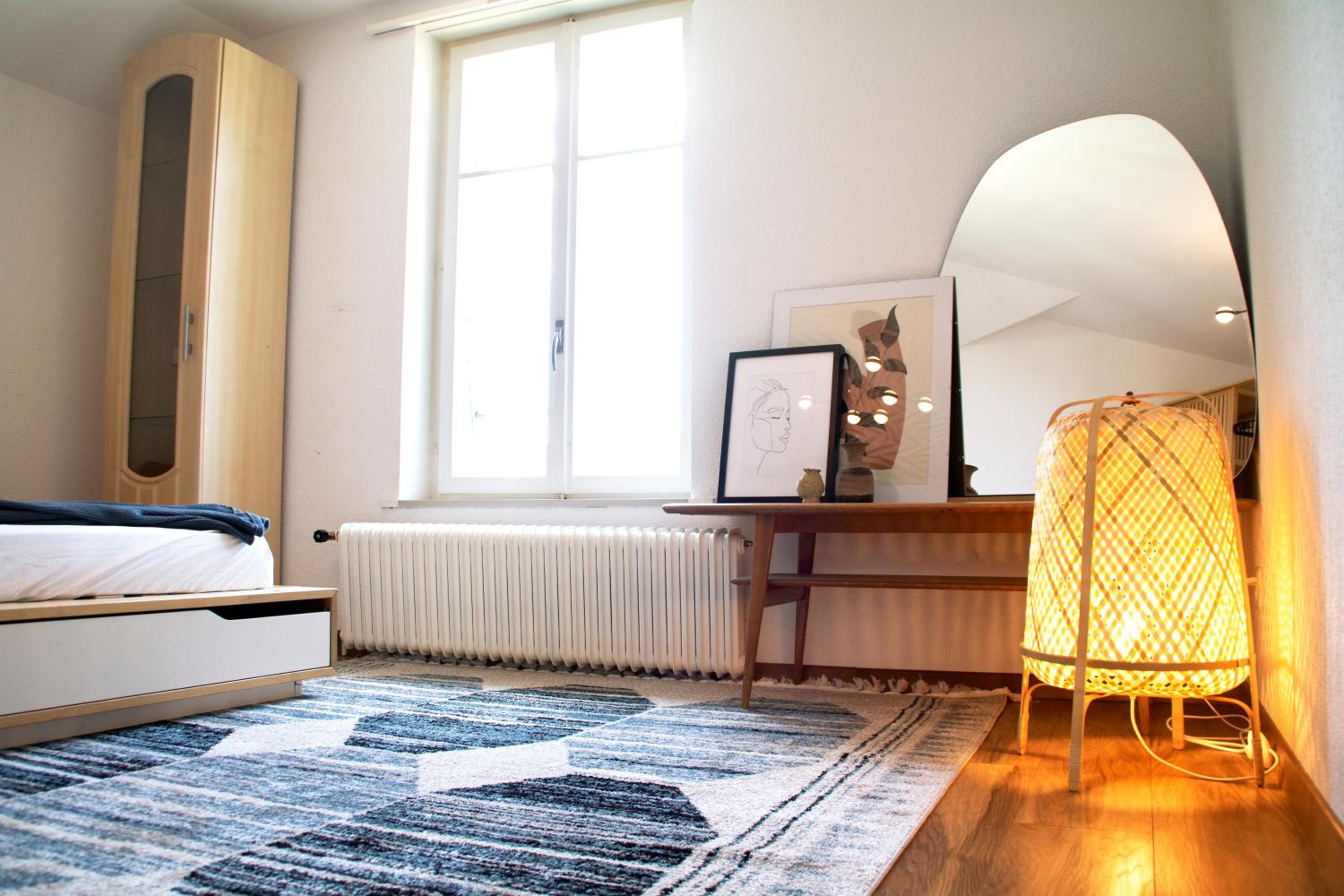 Geräumige und stylische Wohnung mit Weitsicht