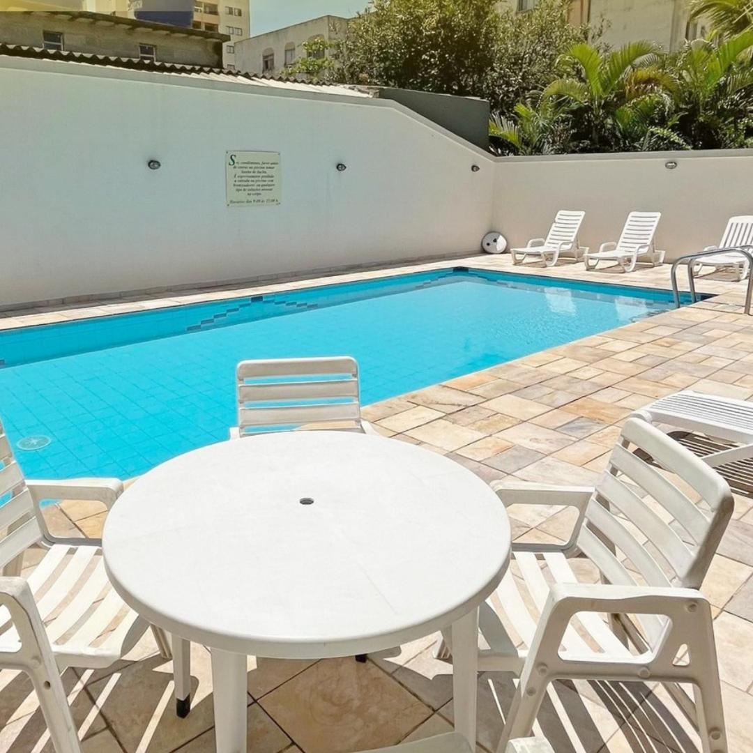 Ap Moderno com vista mar Piscina Ar Condicionado no Guarujá