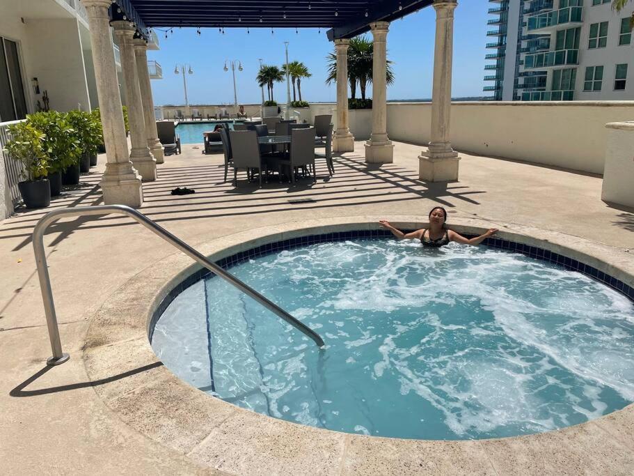 Rooftop Pool with Water View