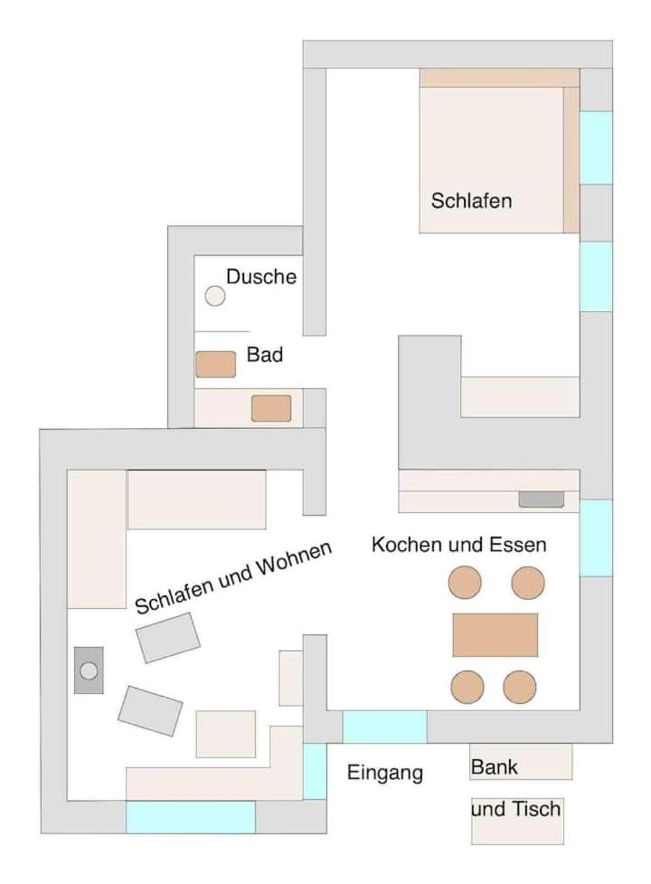 Im Naturschutzgebiet gelegene Ferienwohnung