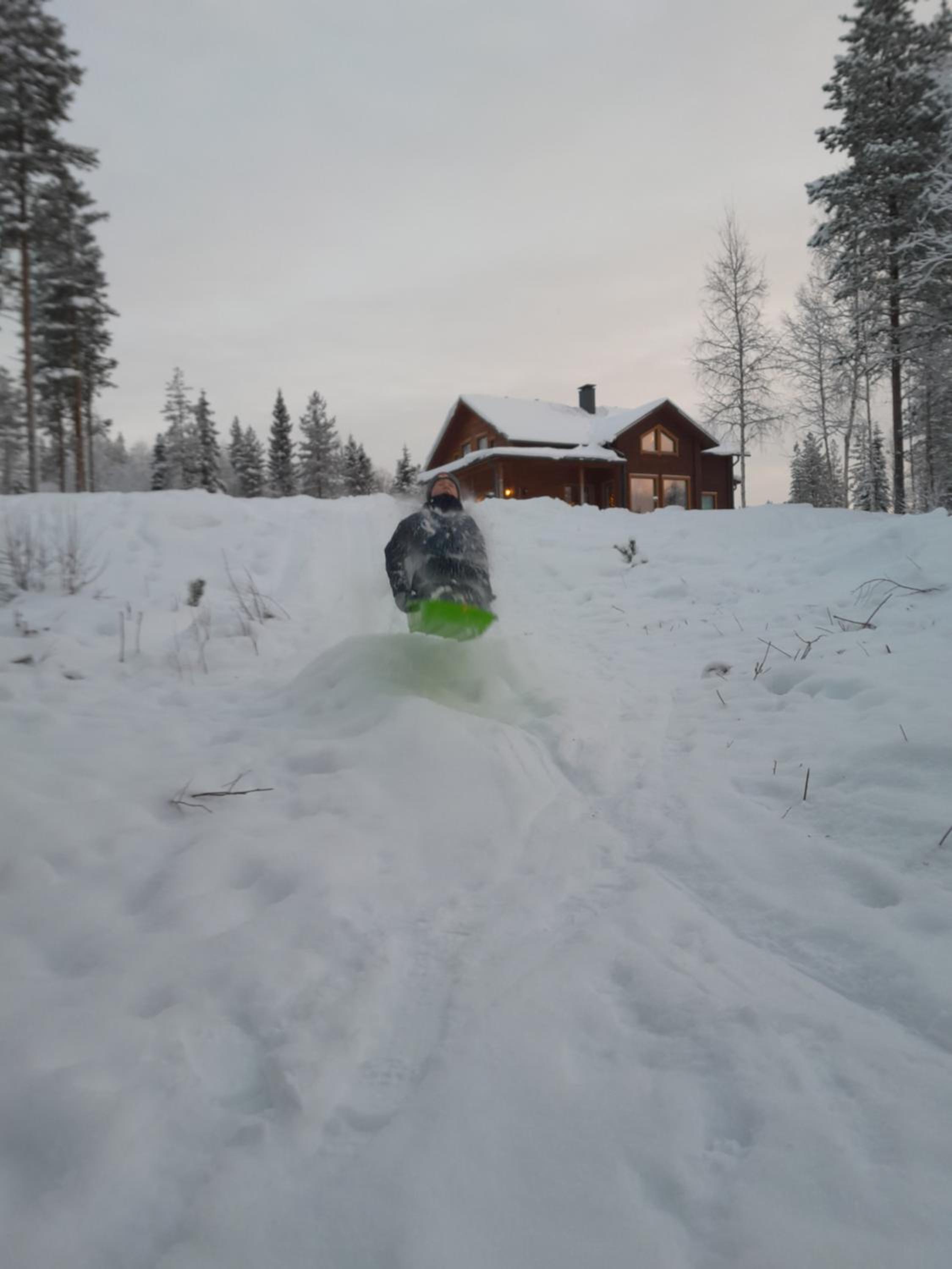 Christmas Log Cabin